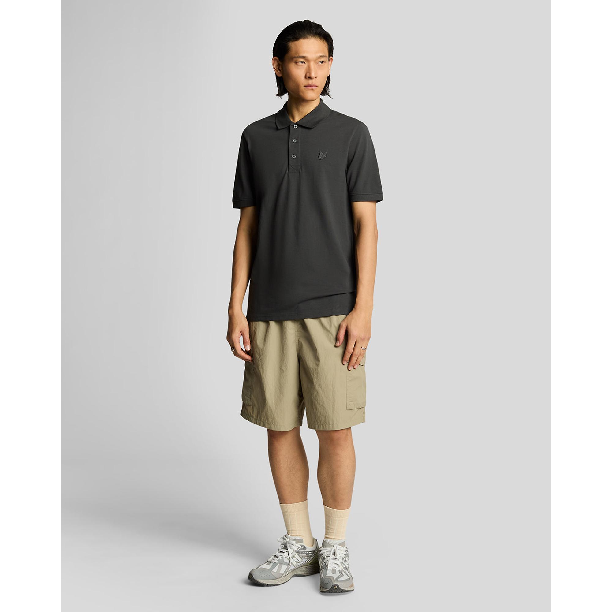 Product image 3 of 5 of Lyle & Scott Men's Superfine Polo Shirt - Gunmetal