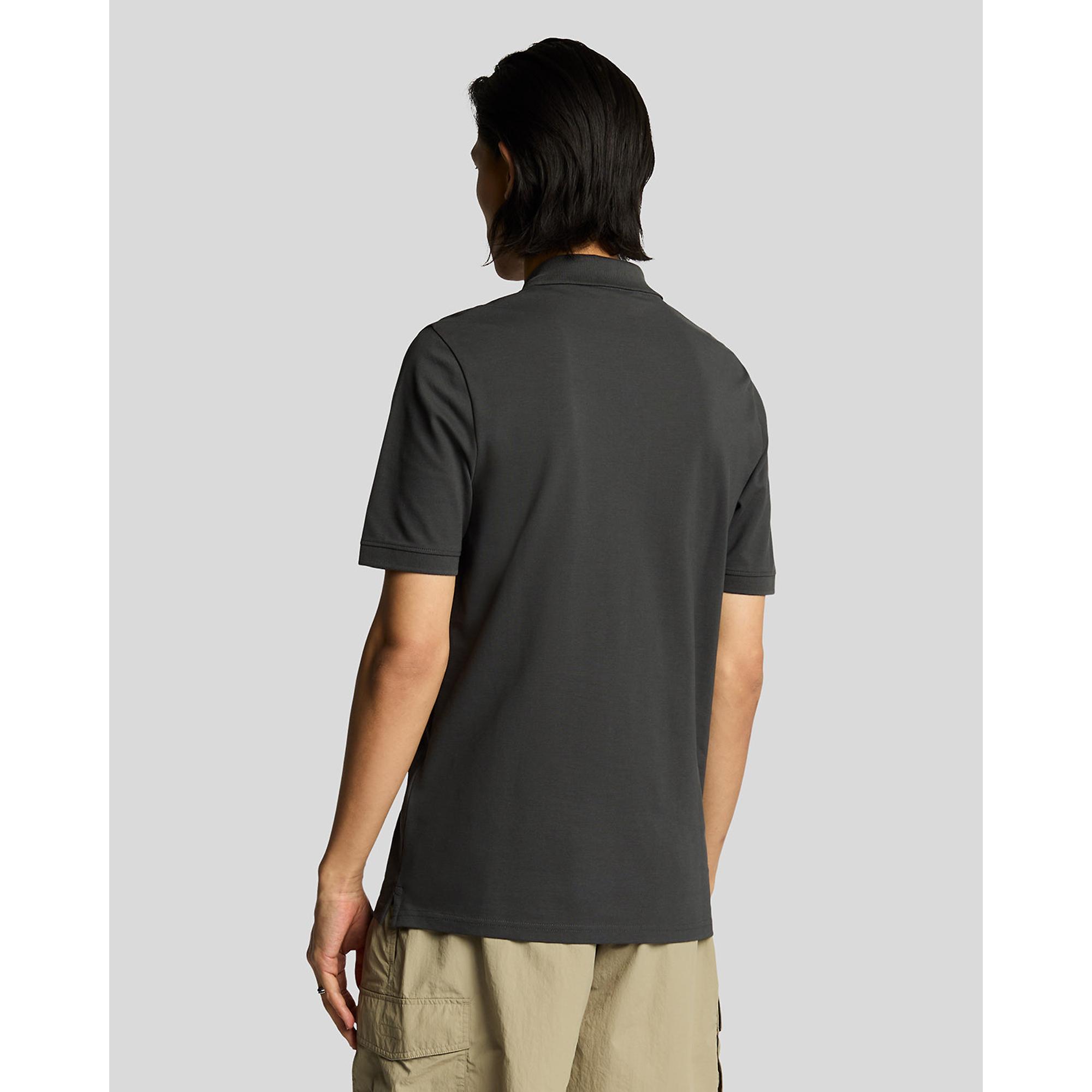 Product image 4 of 5 of Lyle & Scott Men's Superfine Polo Shirt - Gunmetal