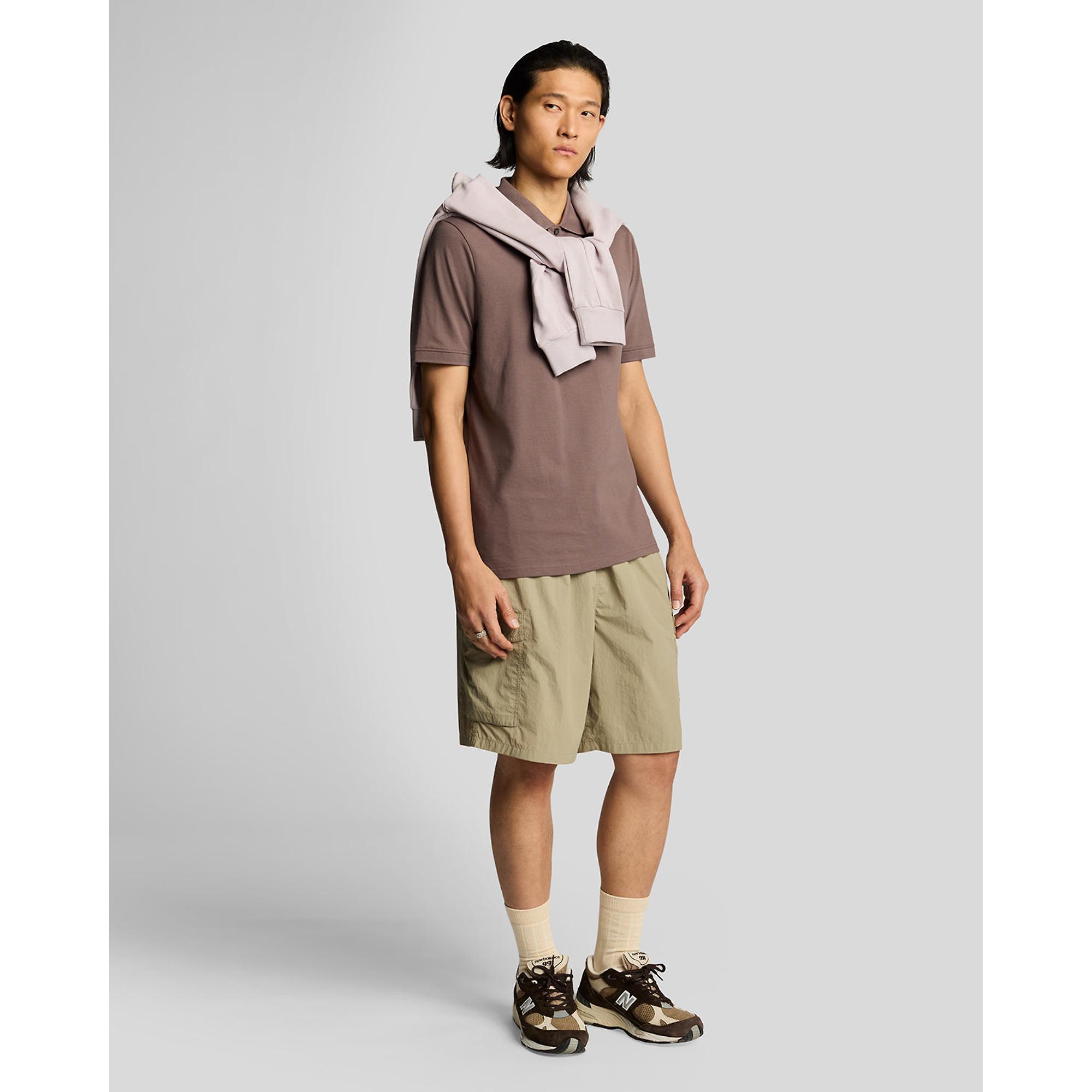 Product image 3 of 5 of Lyle & Scott Men's Superfine Polo Shirt - Plum Truffle