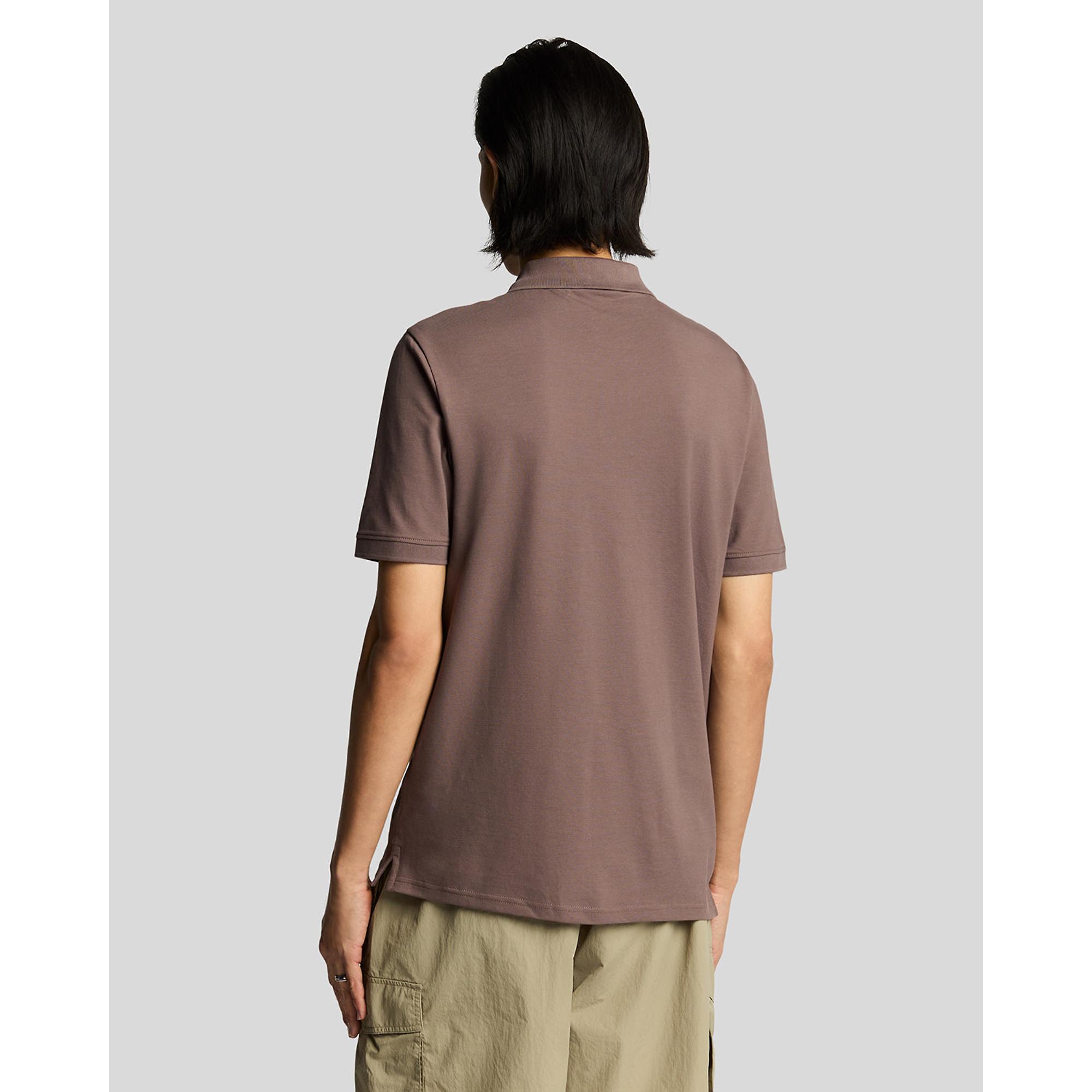 Product image 4 of 5 of Lyle & Scott Men's Superfine Polo Shirt - Plum Truffle