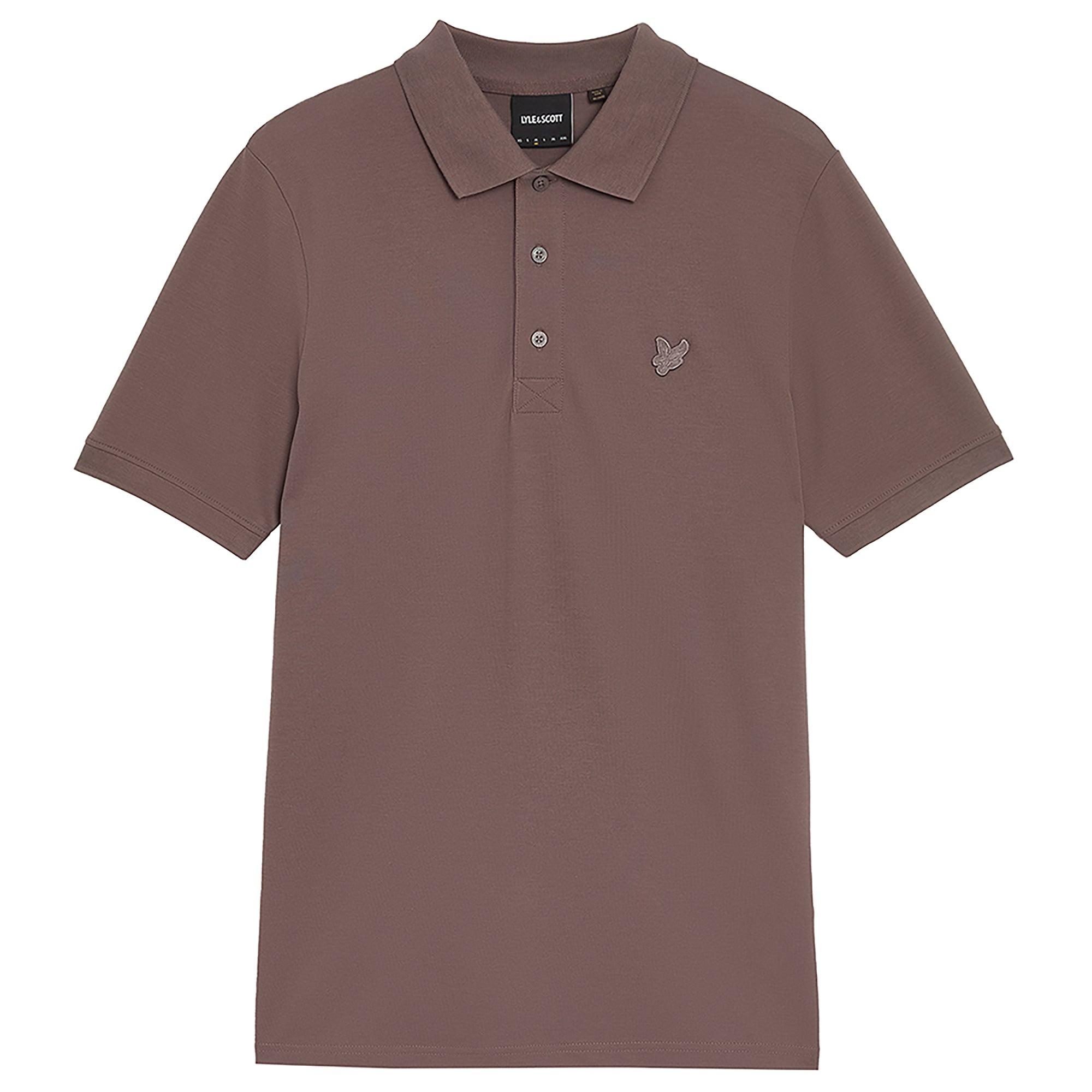 Product image 1 of 5 of Lyle & Scott Men's Superfine Polo Shirt - Plum Truffle