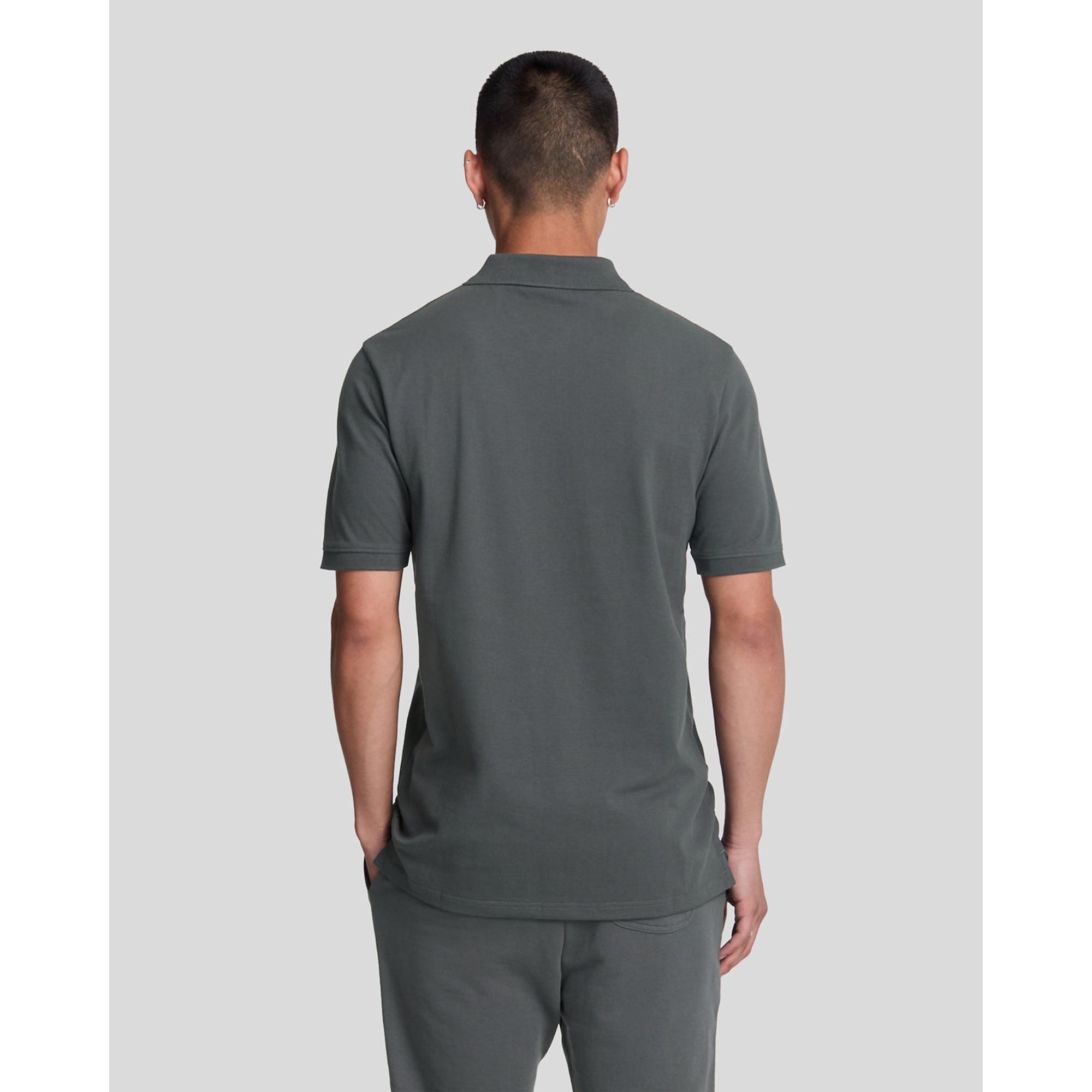 Product image 2 of 5 of Lyle & Scott Men's Plain Polo Shirt - Gunmetal