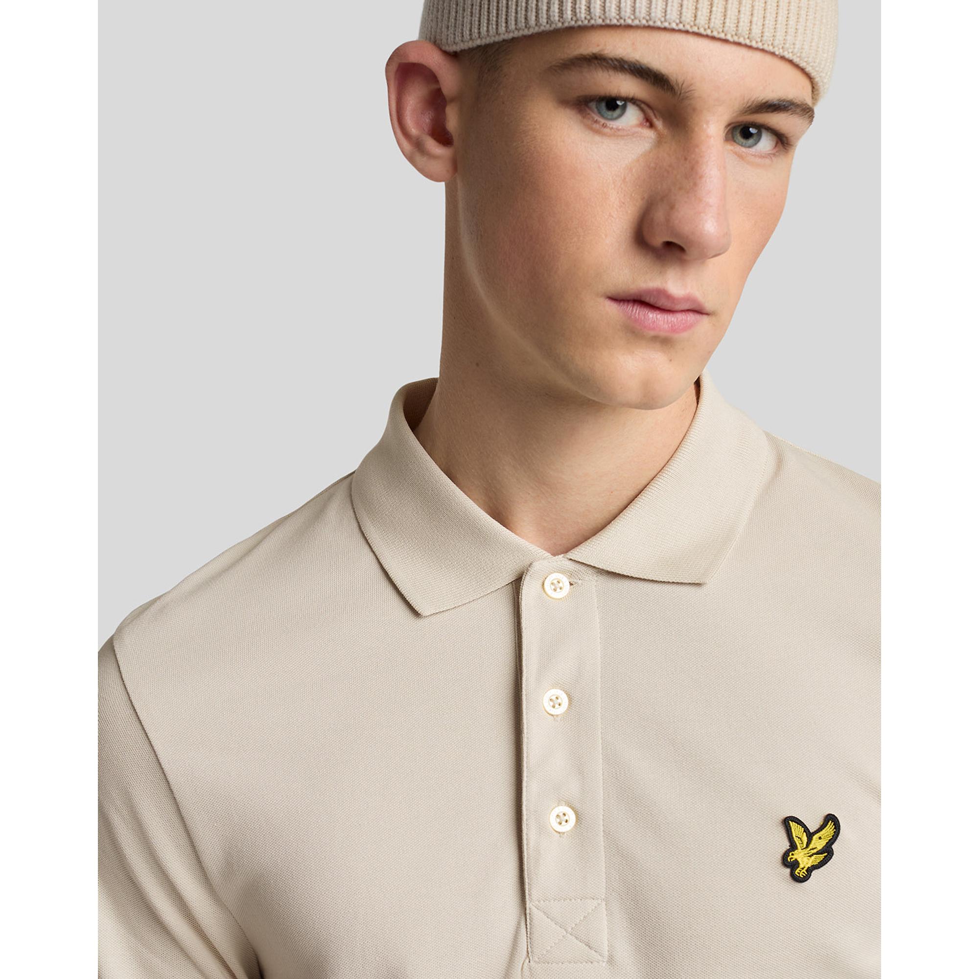 Product image 5 of 5 of Lyle & Scott Men's Plain Polo Shirt - Cove