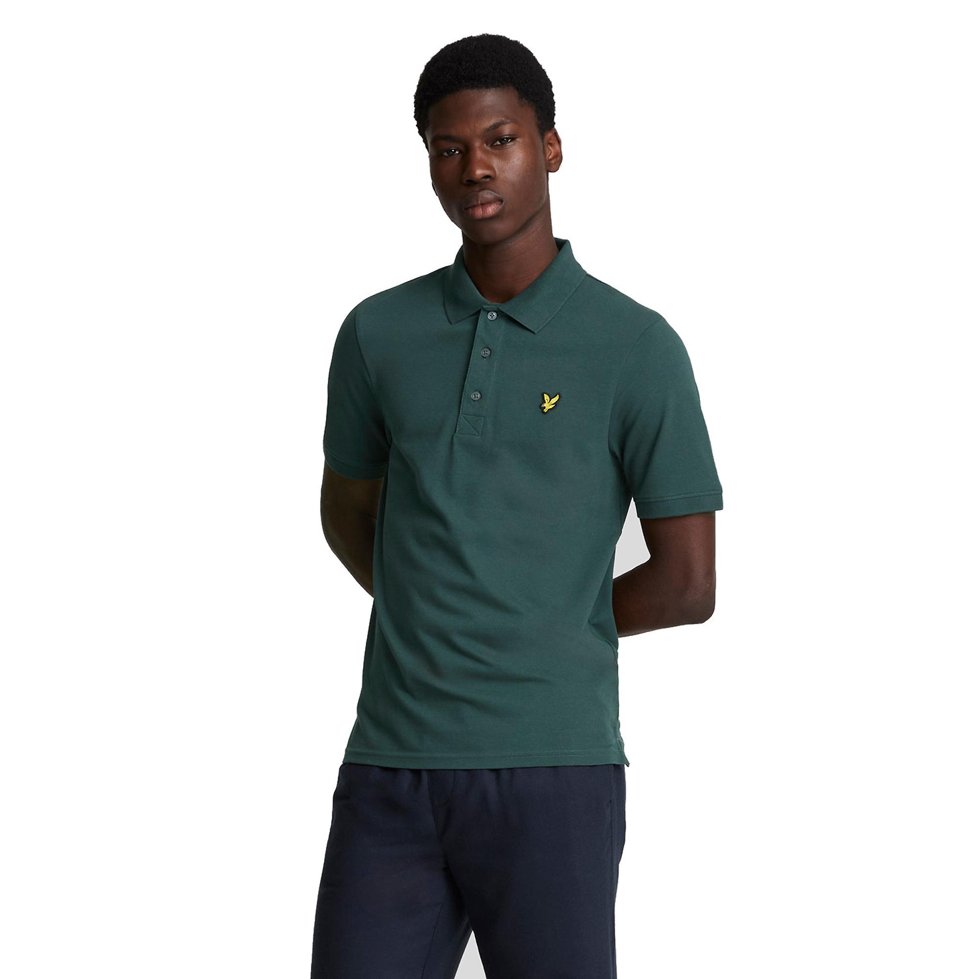 Product image 1 of 5 of Lyle & Scott Men's Plain Polo Shirt - Argyle Teal