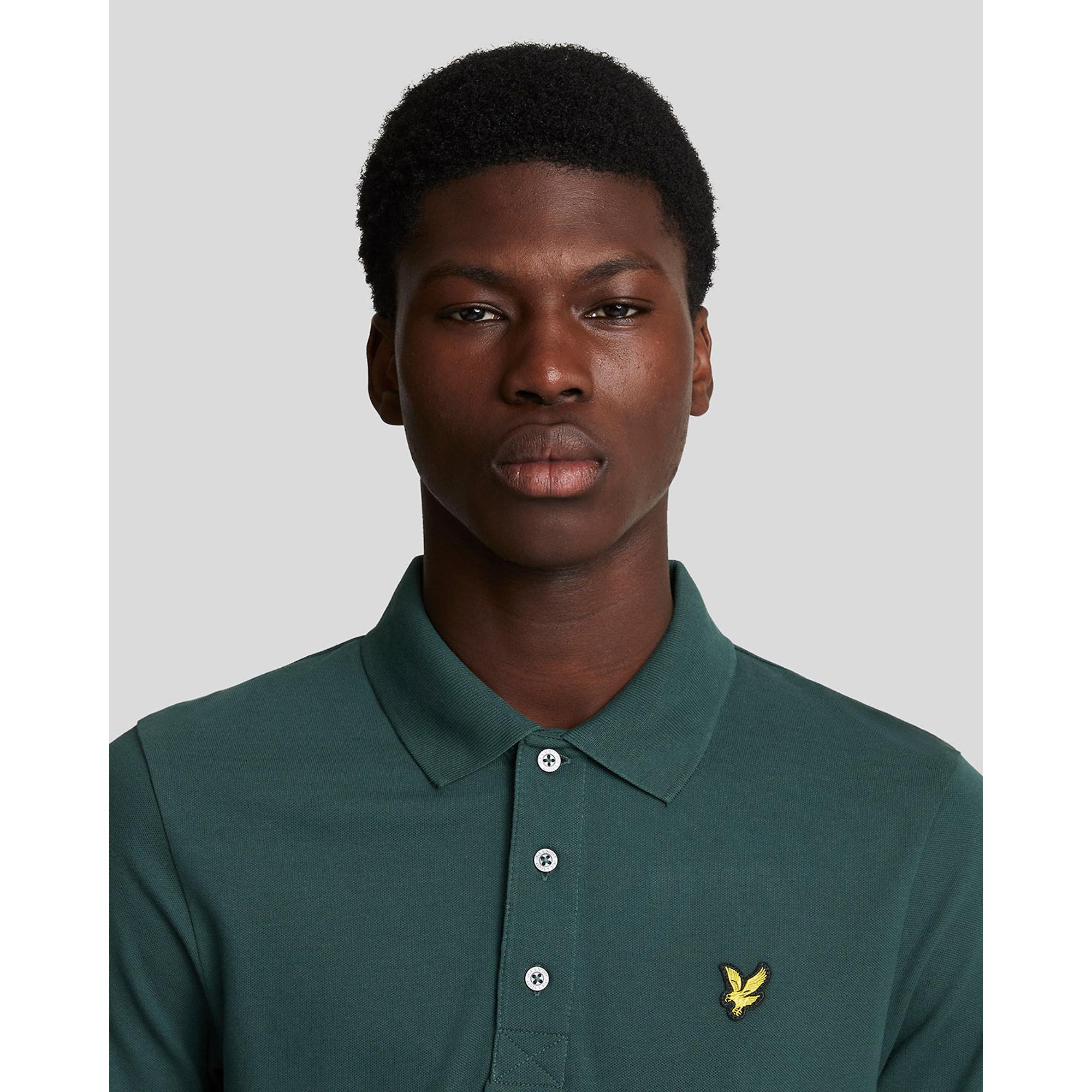 Product image 4 of 5 of Lyle & Scott Men's Plain Polo Shirt - Argyle Teal