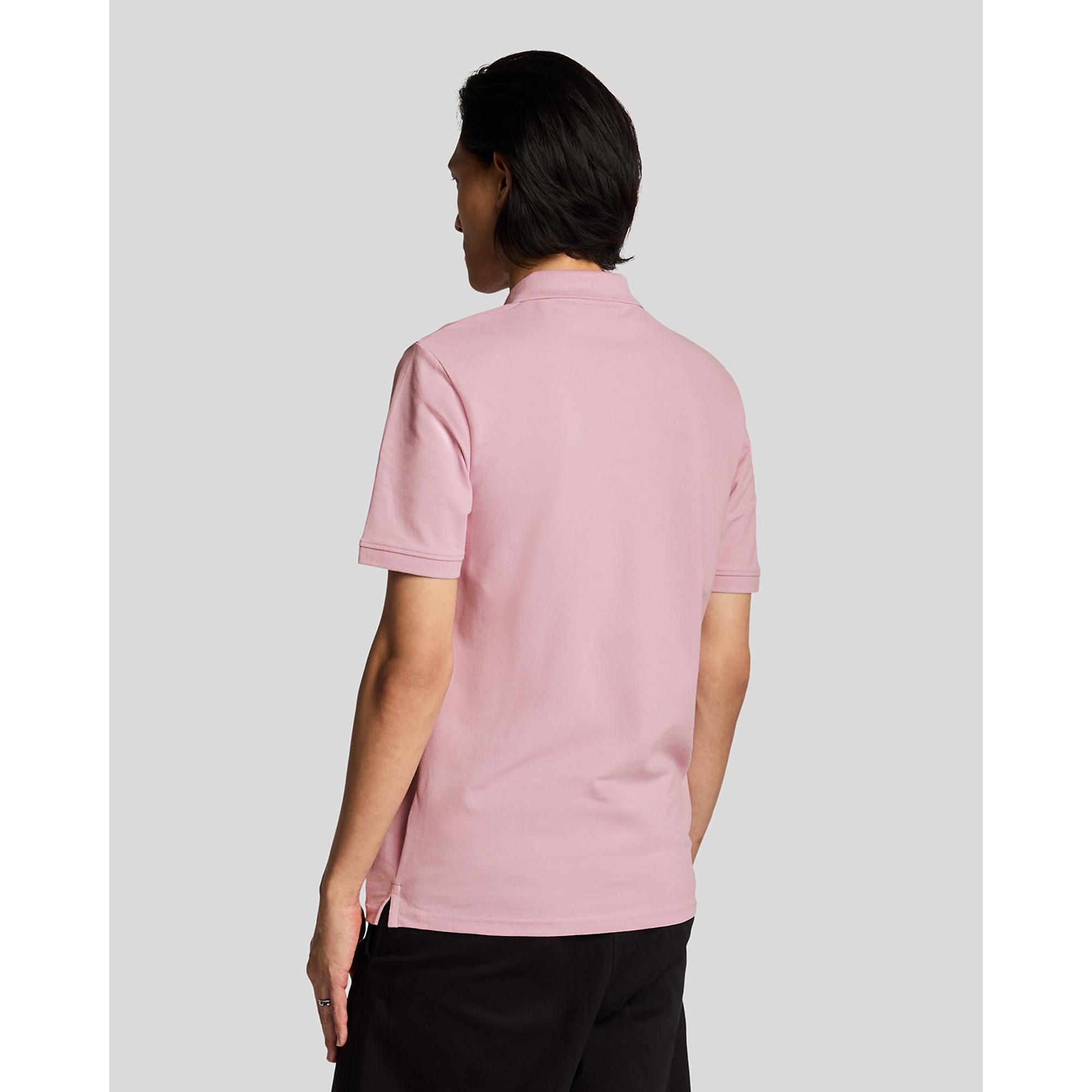 Product image 4 of 5 of Lyle & Scott Men's Plain Polo Shirt - Pink Light