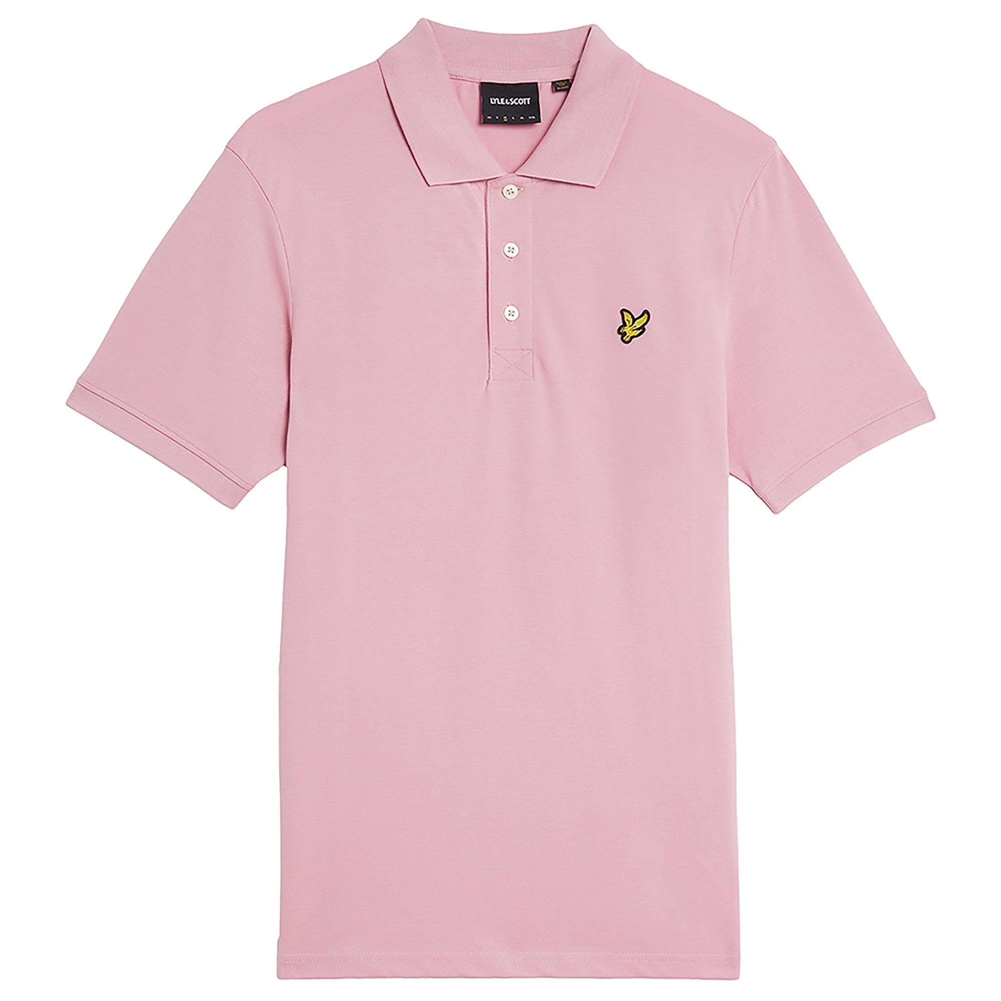 Product image 1 of 5 of Lyle & Scott Men's Plain Polo Shirt - Pink Light