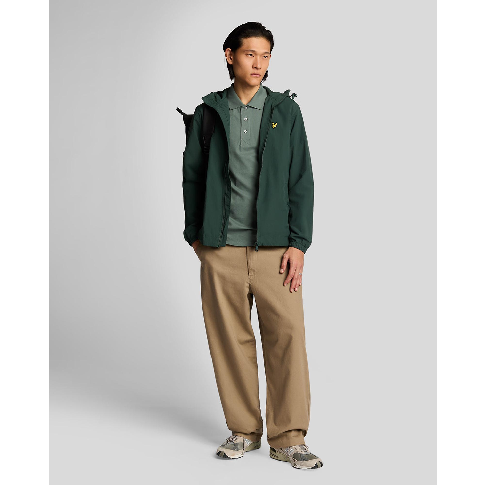 Product image 3 of 5 of Lyle & Scott Men's Plain Polo Shirt - Green Mercurial