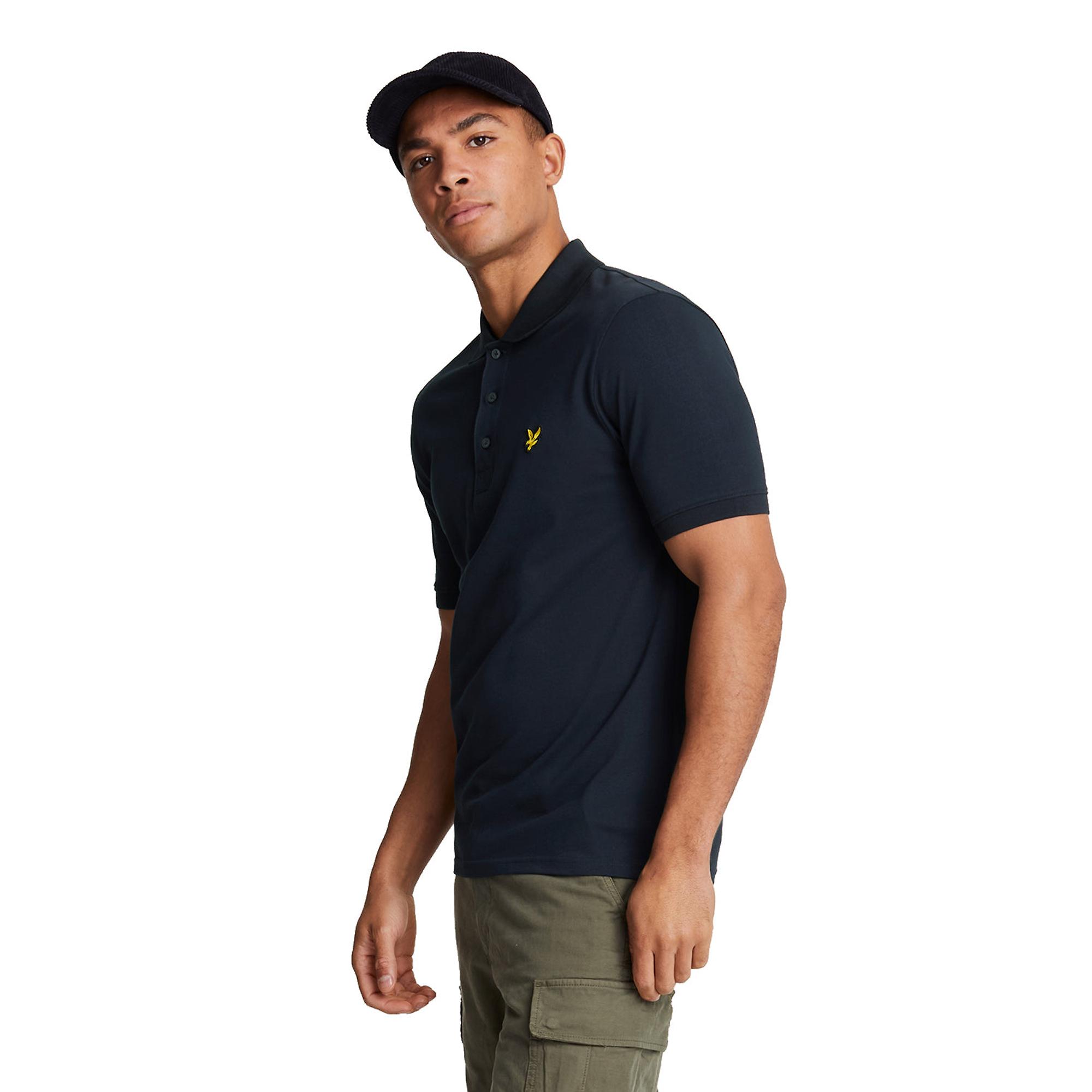 Product image 1 of 5 of Lyle & Scott Men's Plain Polo Shirt - Dark Navy
