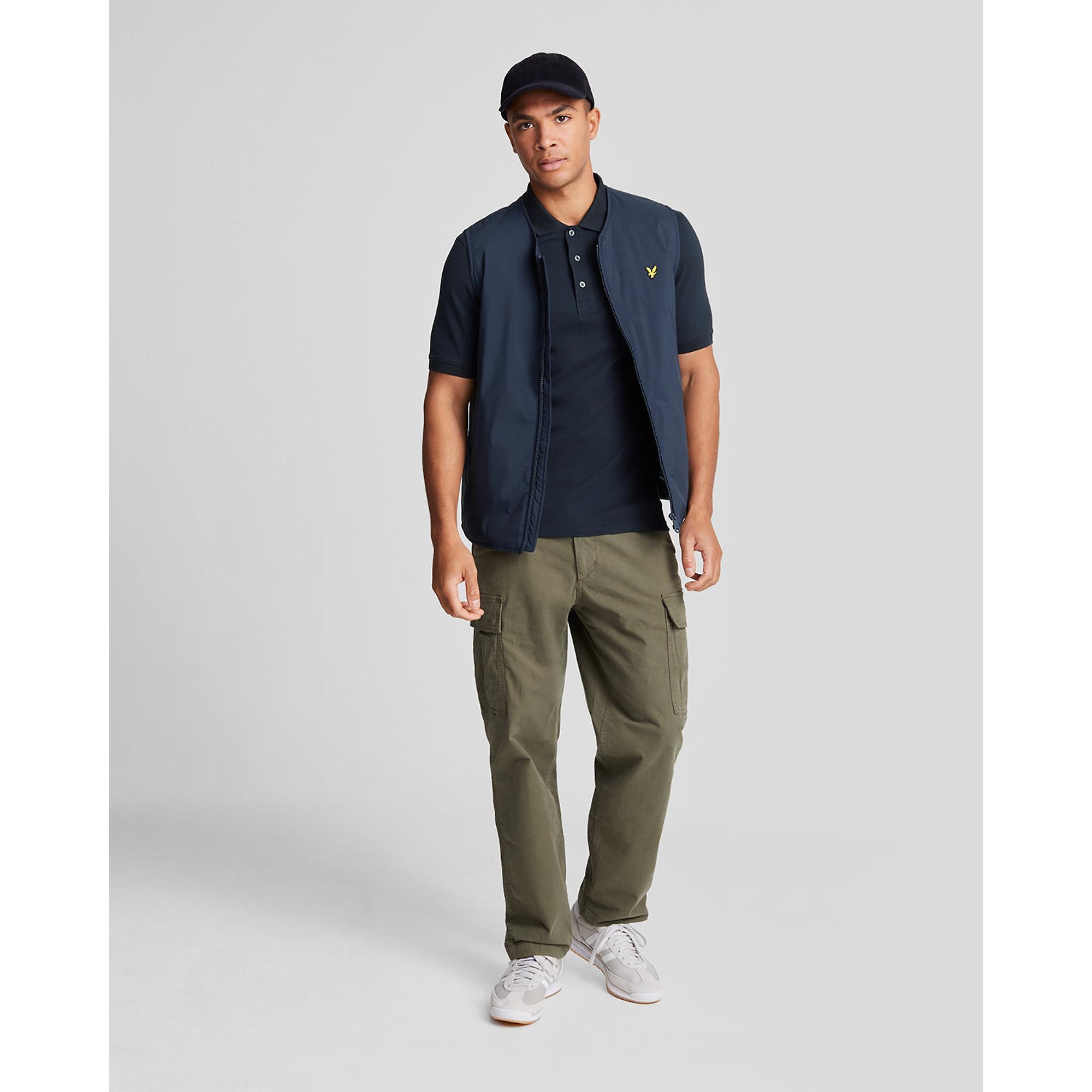 Product image 3 of 5 of Lyle & Scott Men's Plain Polo Shirt - Dark Navy