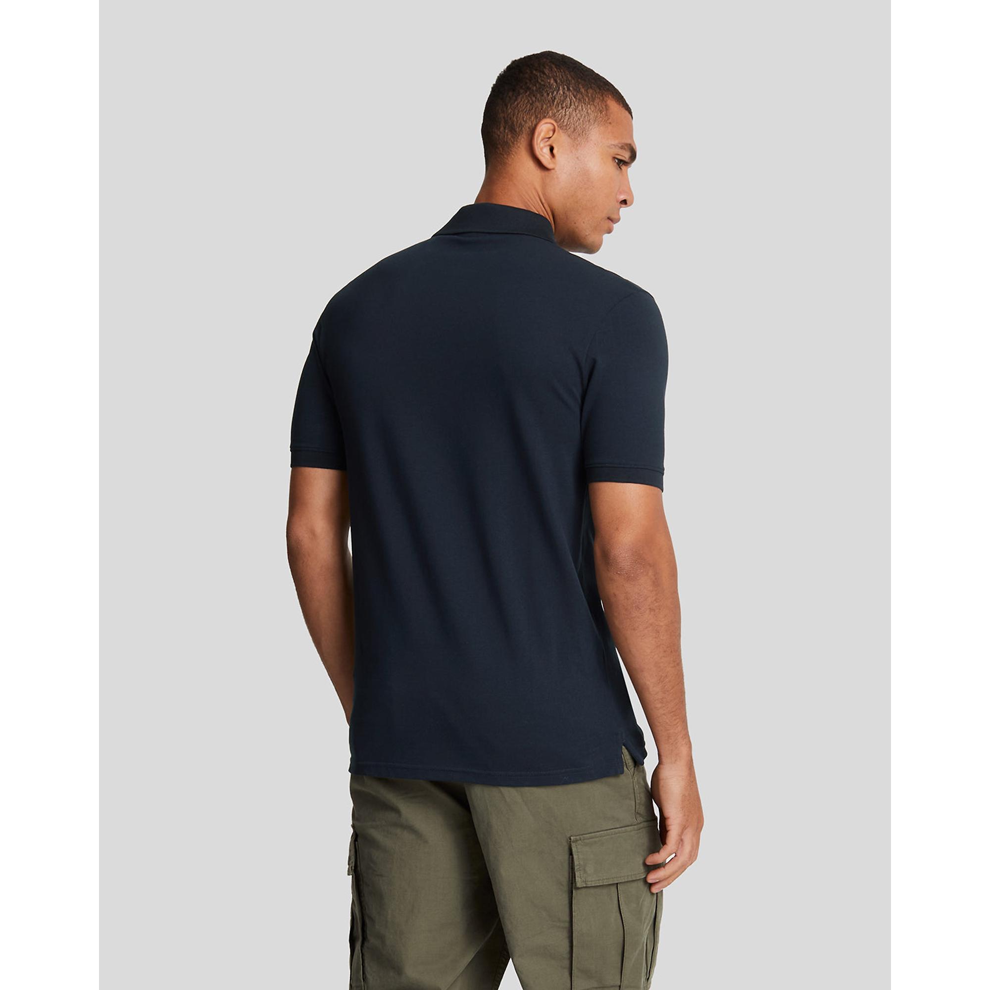 Product image 2 of 5 of Lyle & Scott Men's Plain Polo Shirt - Dark Navy