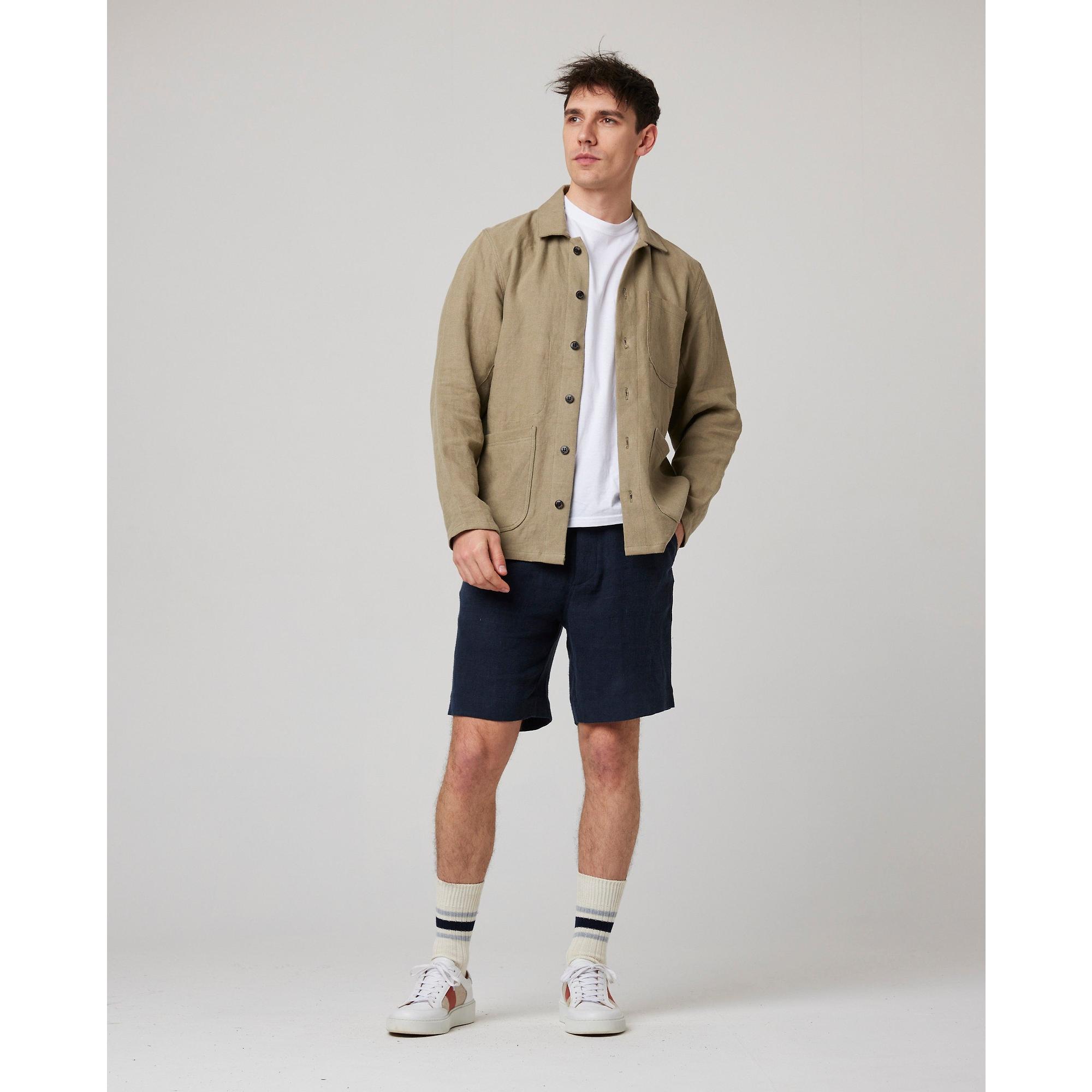 Product image 3 of 12 of Peregrine Men's Windsor Linen Shacket - Sage