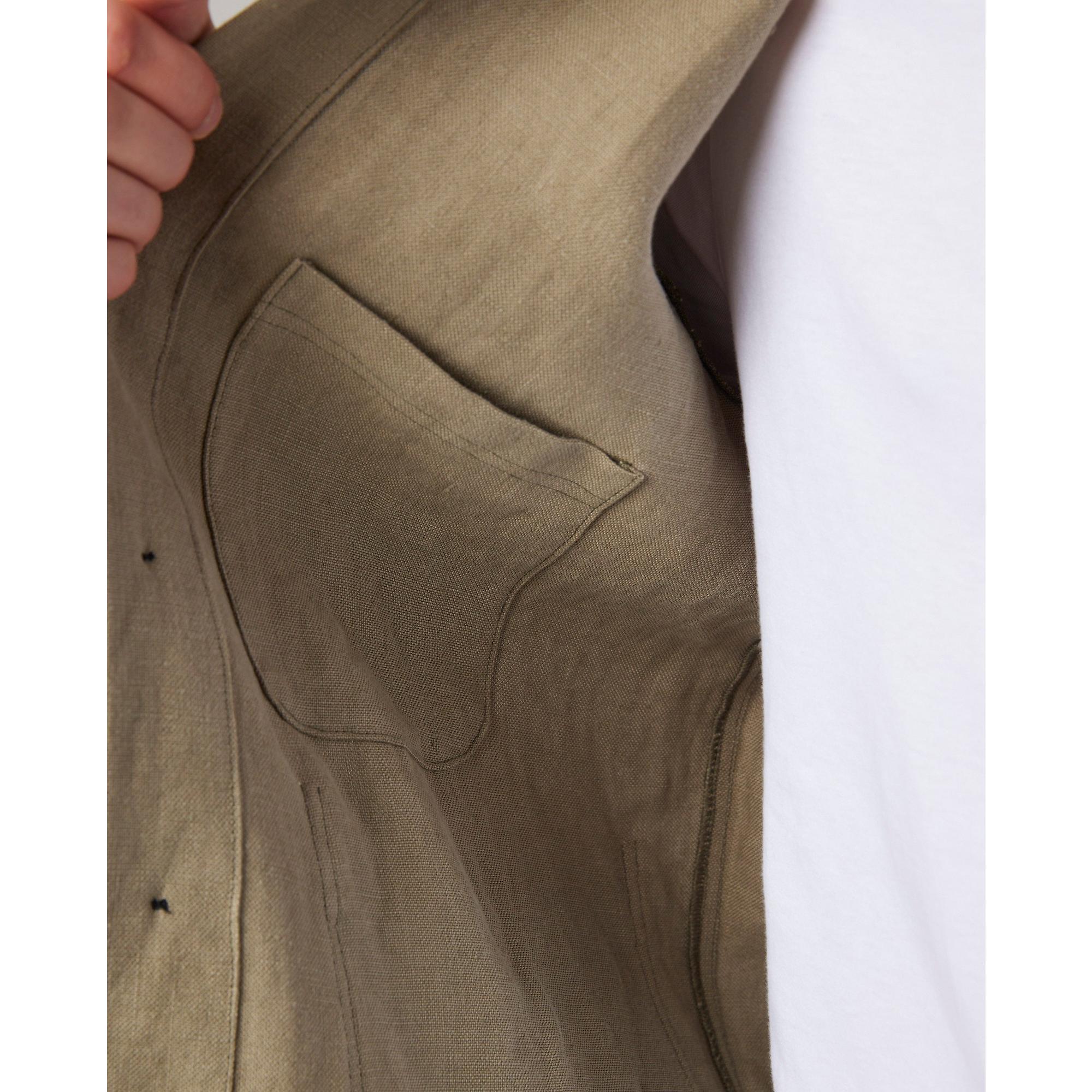 Product image 9 of 12 of Peregrine Men's Windsor Linen Shacket - Sage
