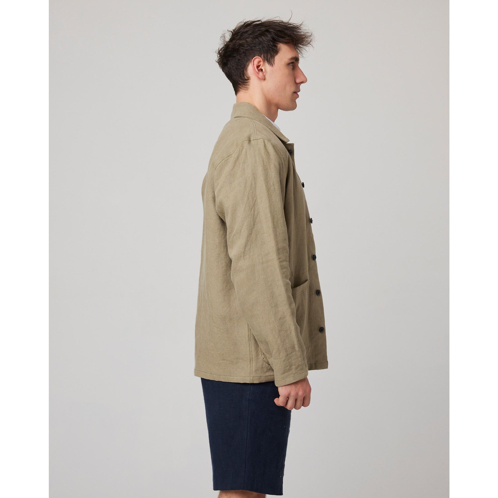 Product image 11 of 12 of Peregrine Men's Windsor Linen Shacket - Sage