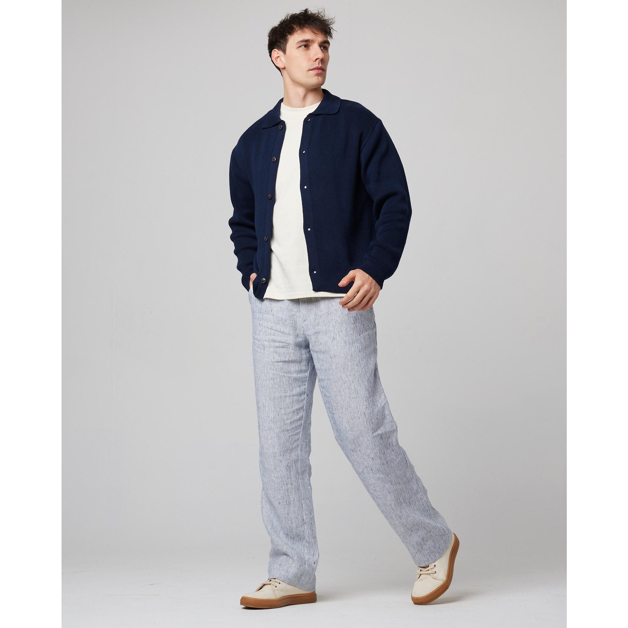 Product image 2 of 8 of Peregrine Men's River Knitted Shacket - Navy