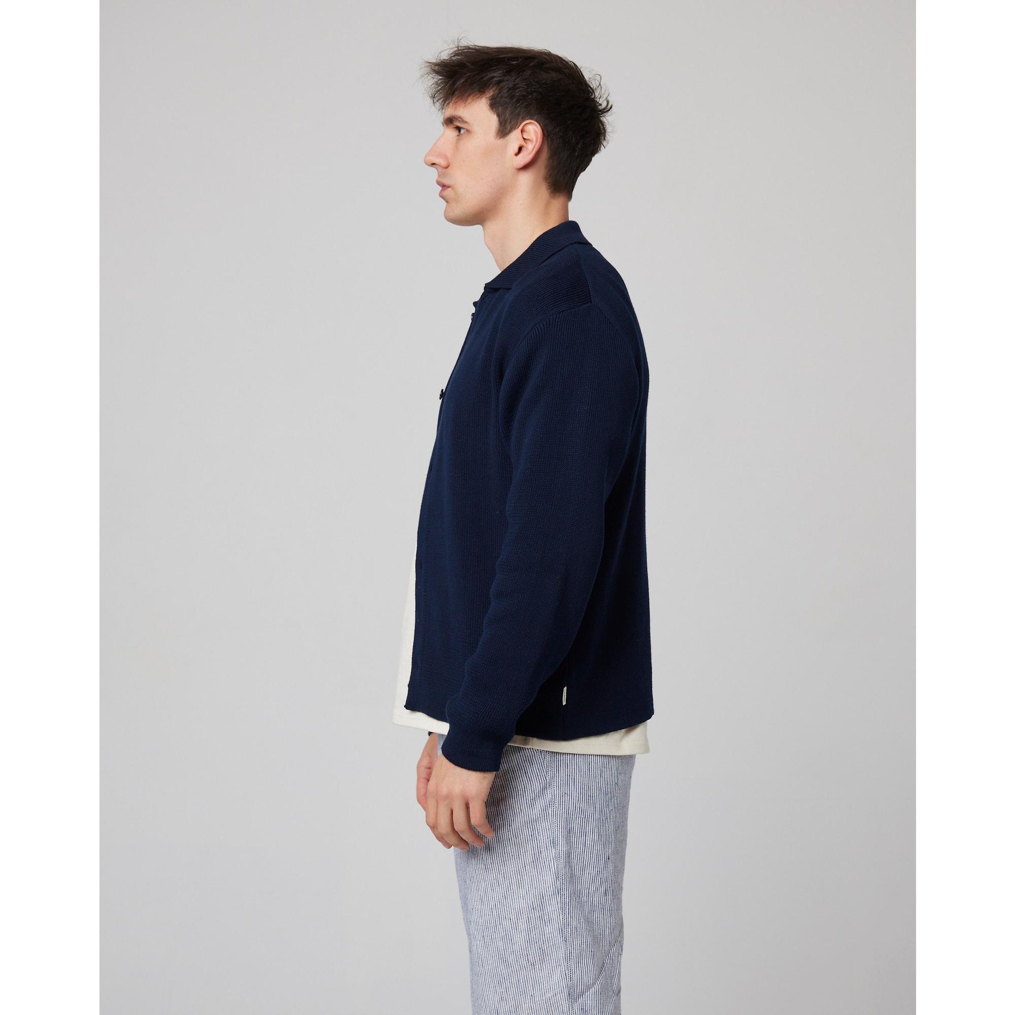 Product image 6 of 8 of Peregrine Men's River Knitted Shacket - Navy