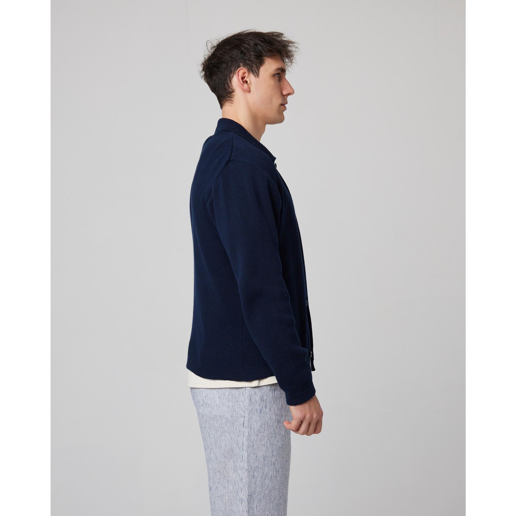 Product image 7 of 8 of Peregrine Men's River Knitted Shacket - Navy
