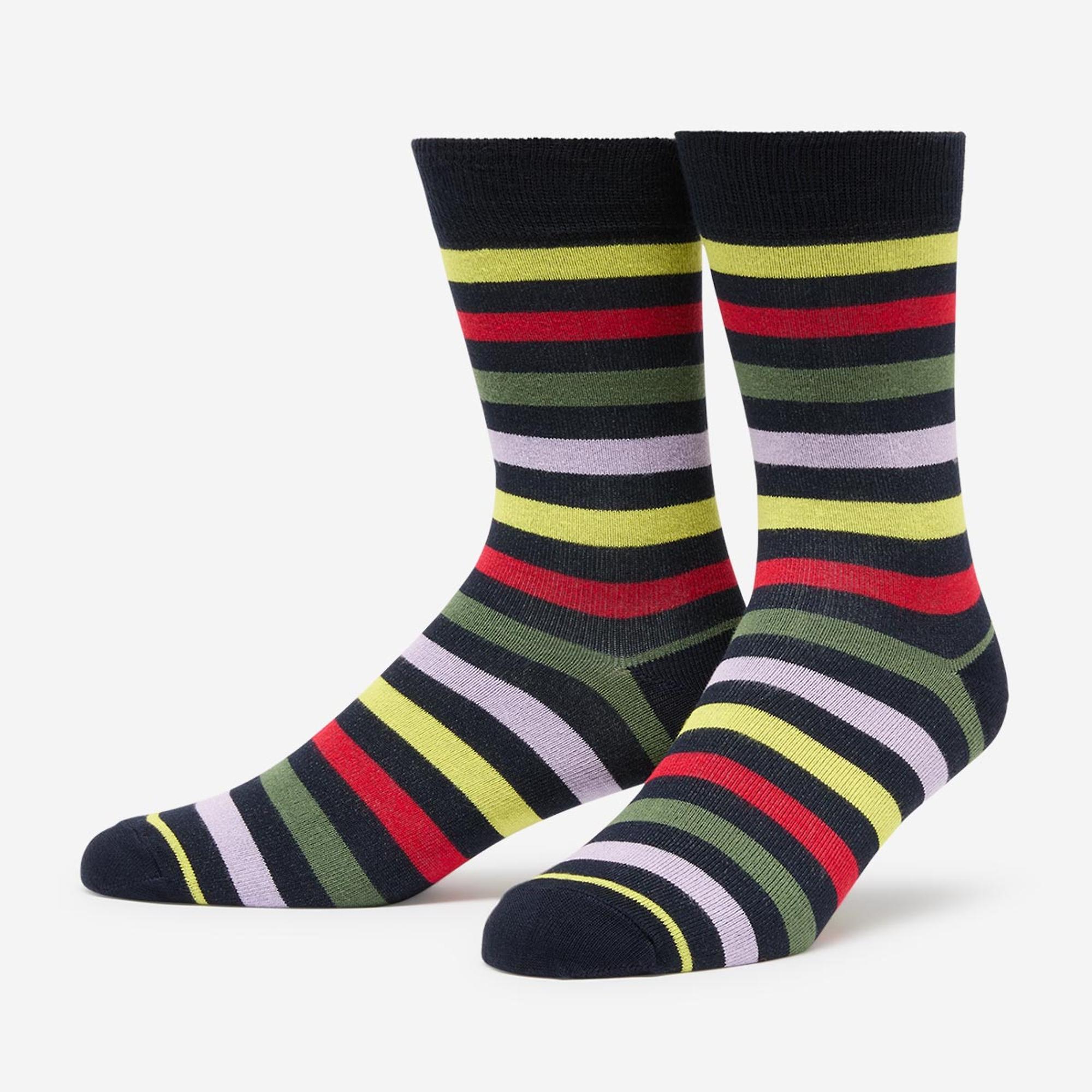 Product image 4 of 4 of Oliver Sweeney Men's Sunhill 3 Pack Socks Box Set - Stripe/Spots