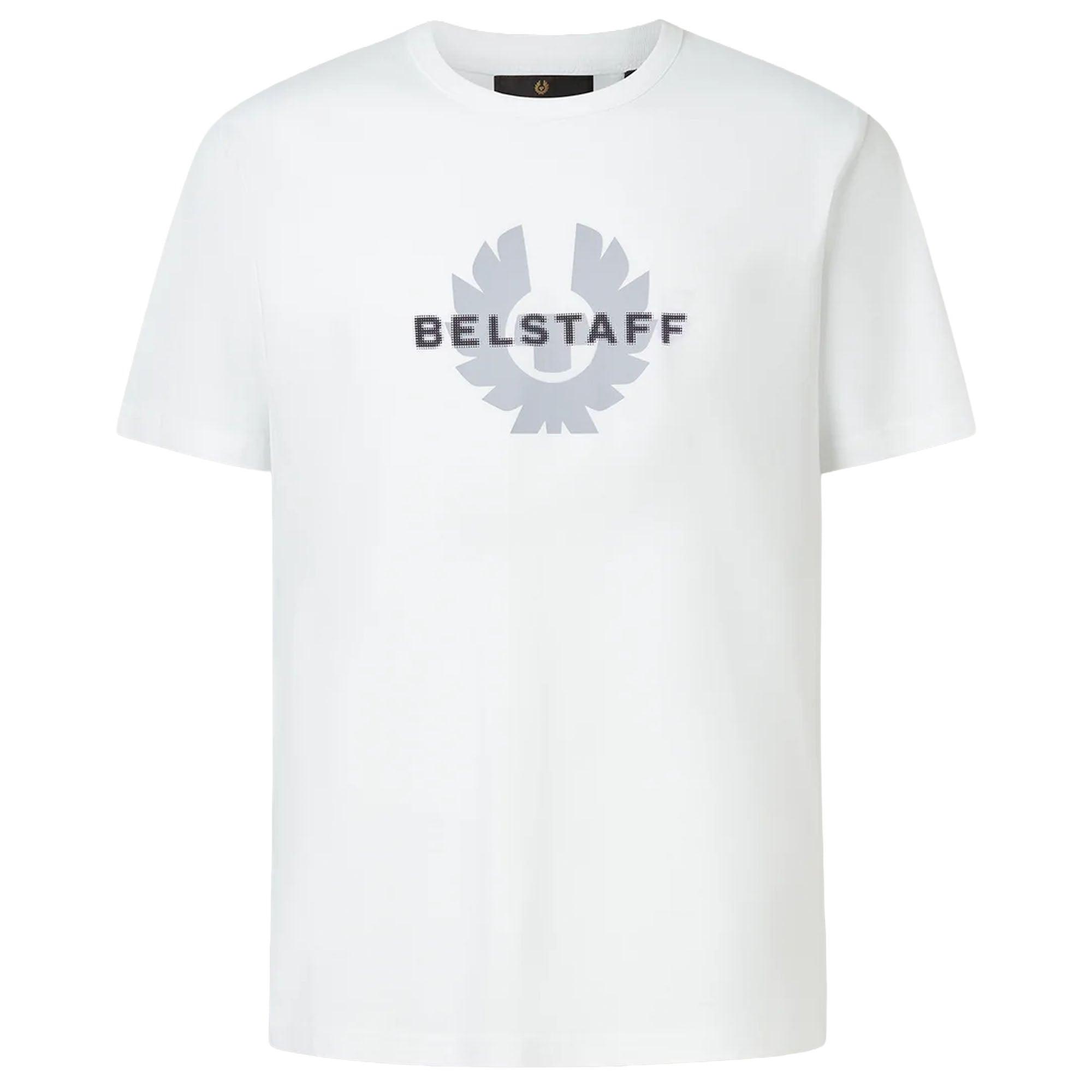 Product image 1 of 2 of Belstaff Men's Cotton Jersey Surface T-Shirt - White