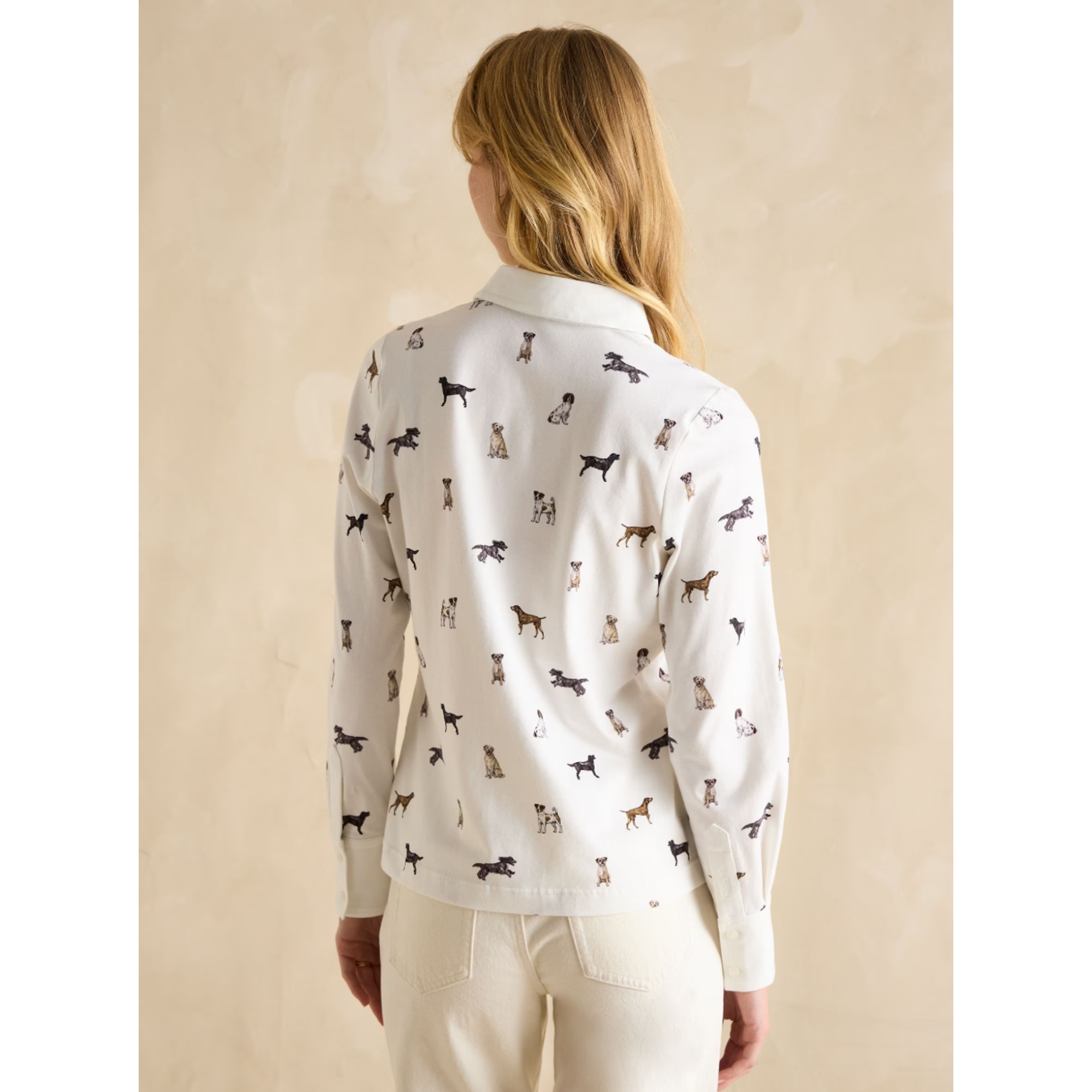 Product image 3 of 6 of Joules Women's Burlington Shirt - Dogs Print