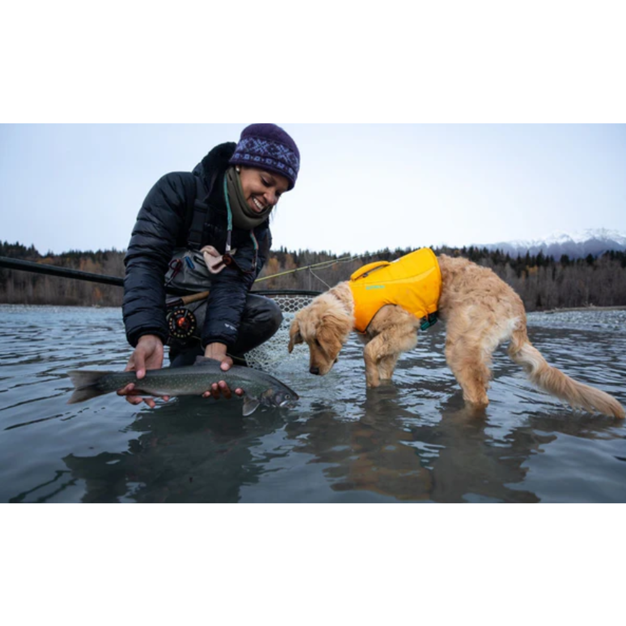 Product image 14 of 15 of RUFFWEAR Float Coat Dog Life Jacket - Wave Orange