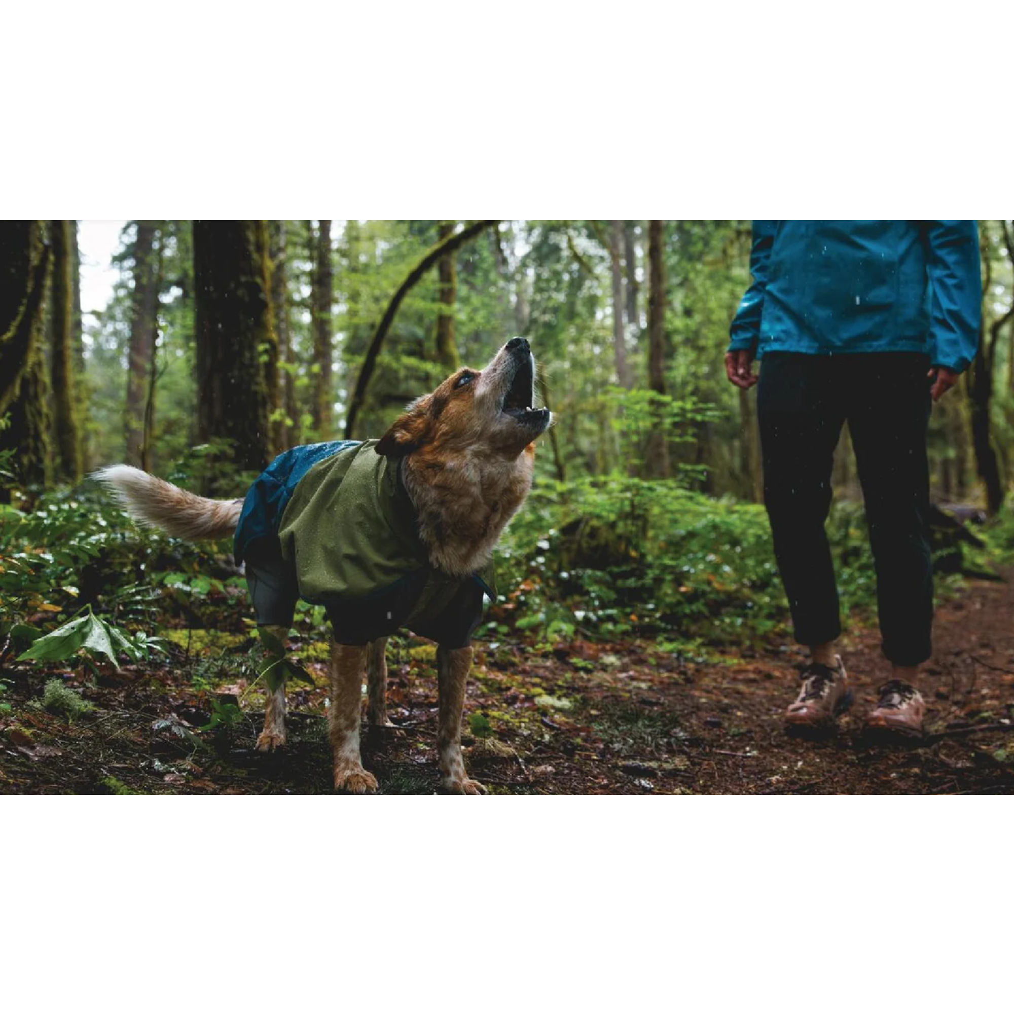 Product image 8 of 8 of RUFFWEAR Sun Shower Coverall Dog Rain Suit - Midnight Blue