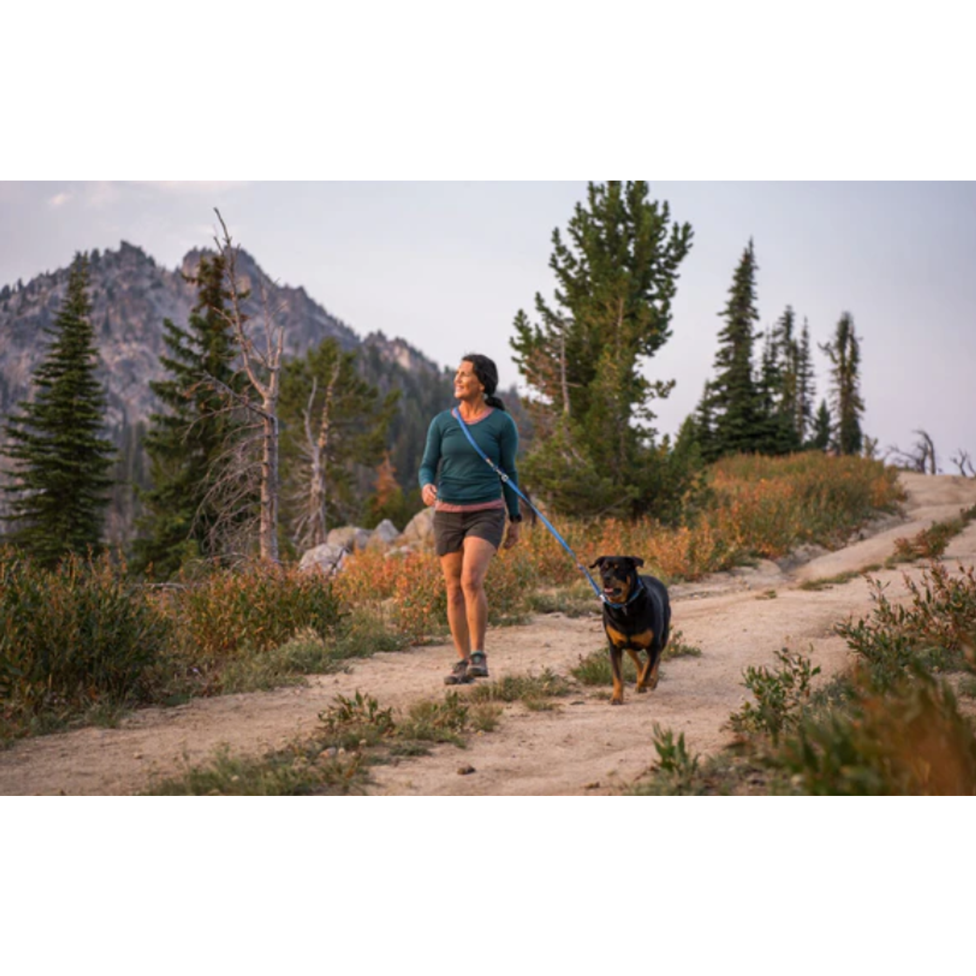 Product image 13 of 14 of RUFFWEAR Switchbak Double-Ended Dog Lead - Basalt Grey