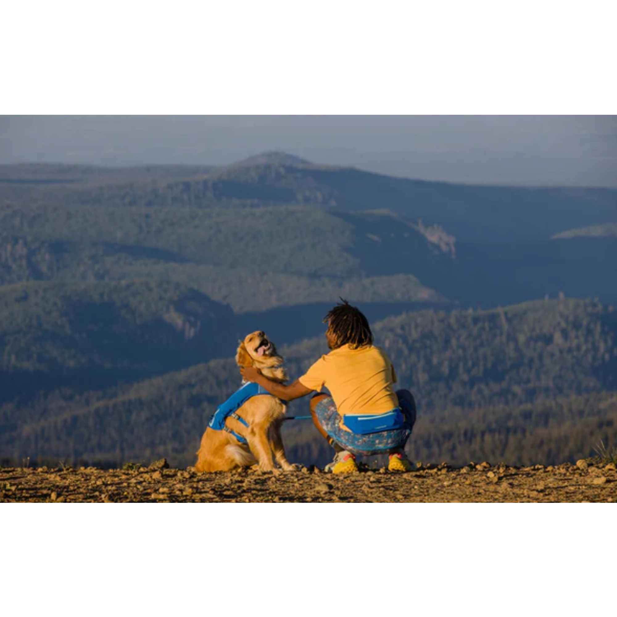 Product image 10 of 14 of RUFFWEAR Trail Runner Running Belt (Small/Medium) Blue Pool