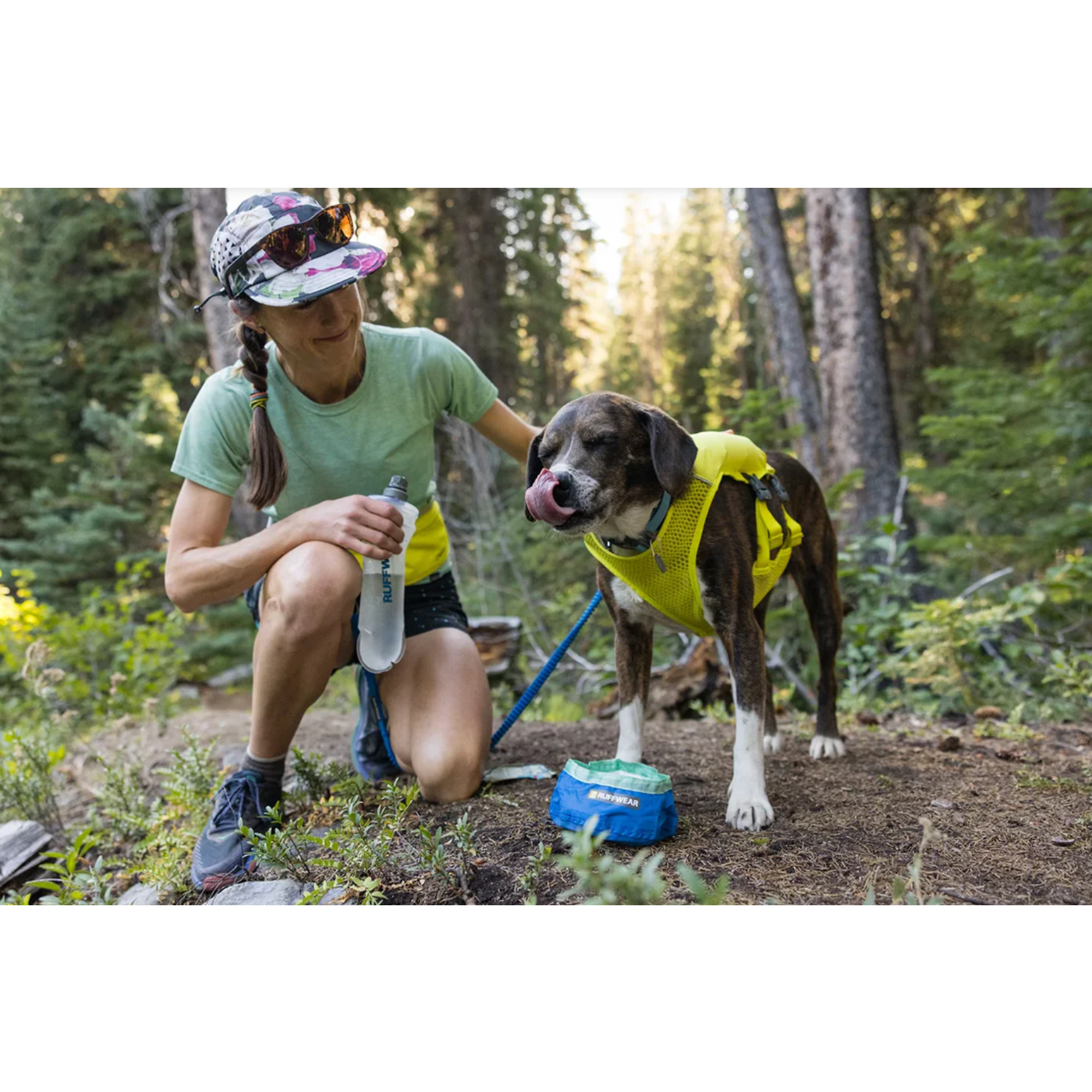 Product image 8 of 10 of RUFFWEAR Trail Runner Ultralight Dog Bowl - Blue Pool