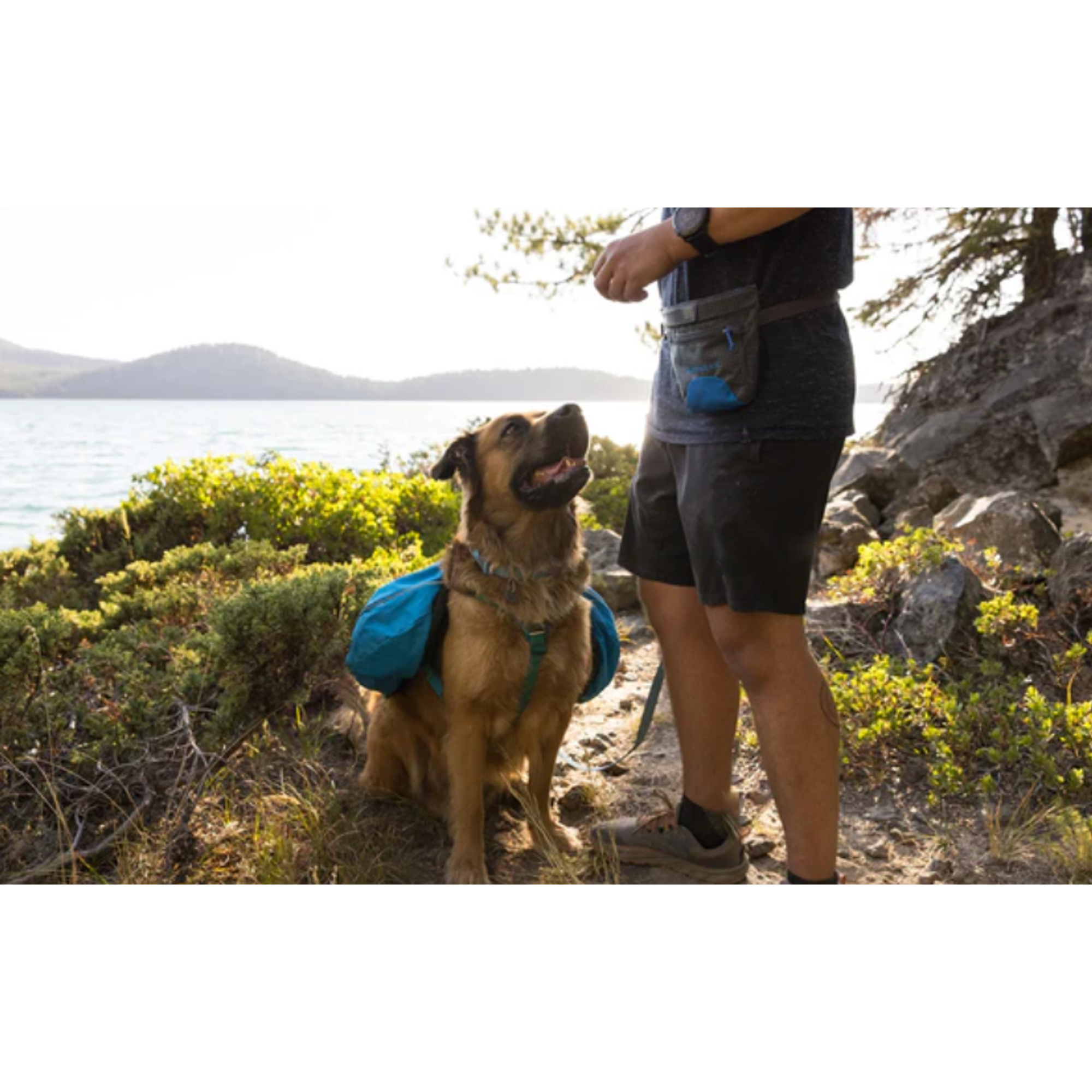 Product image 8 of 10 of RUFFWEAR Treat Trader Dog Treat Pouch - Blue Pool