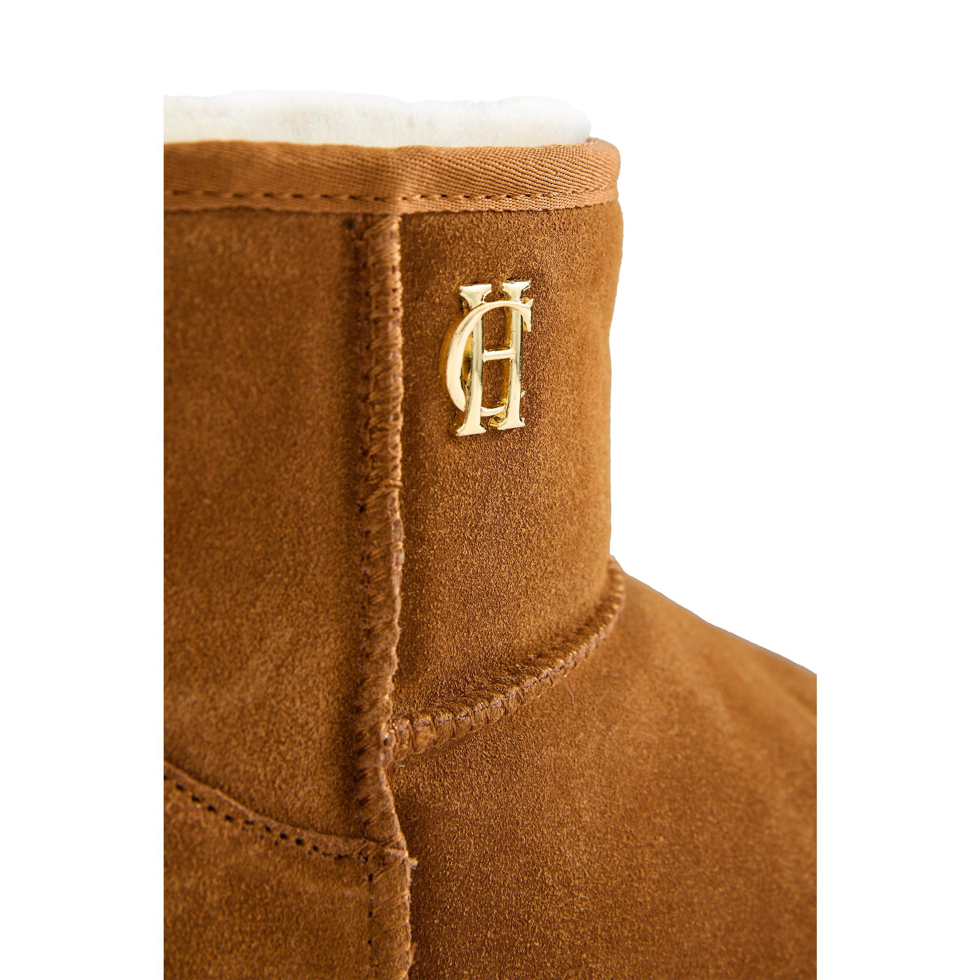 Product image 8 of 10 of Holland Cooper Women's Shearling Platform Boots - Tan