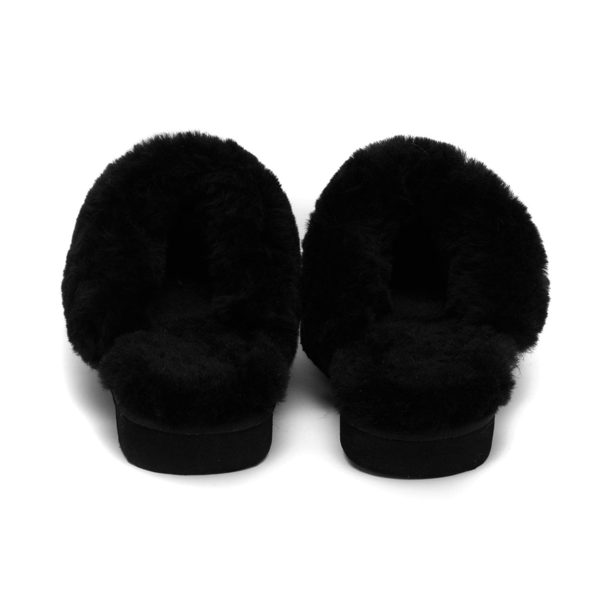 Product image 6 of 7 of Holland Cooper Women's HC Shearling Slippers - Black