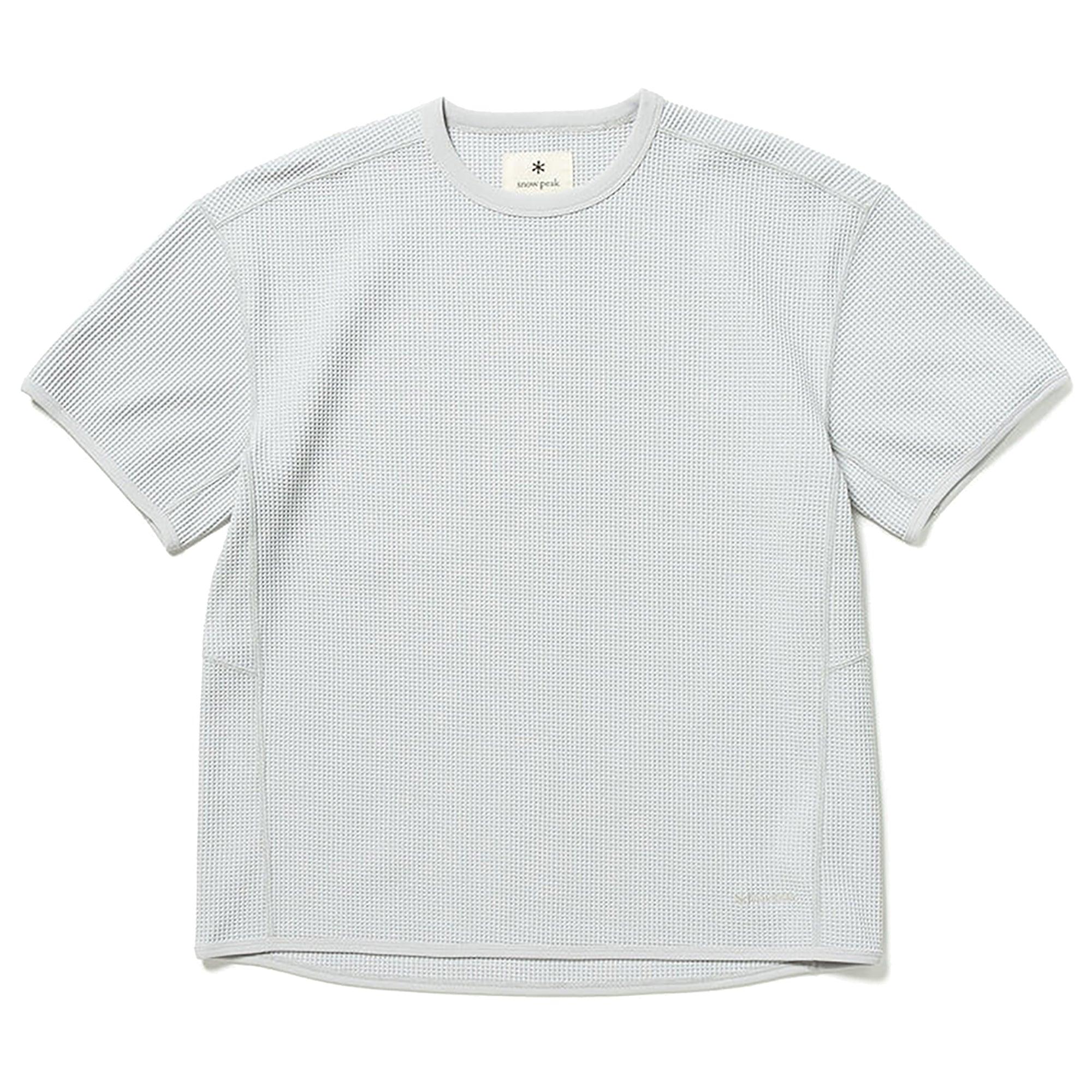 Product image 1 of 3 of Snow Peak Dry Waffle T-Shirt - Light Grey