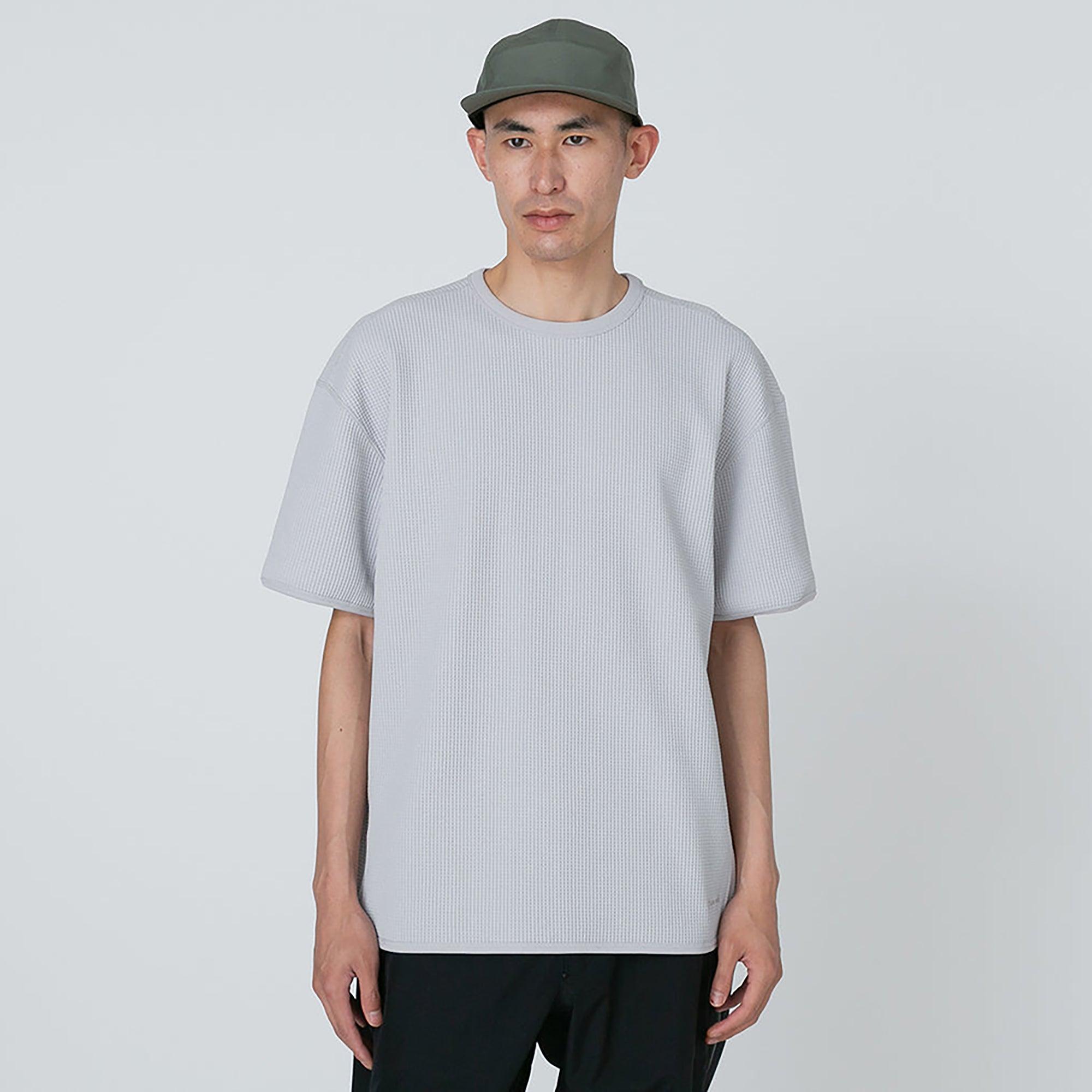 Product image 2 of 3 of Snow Peak Dry Waffle T-Shirt - Light Grey