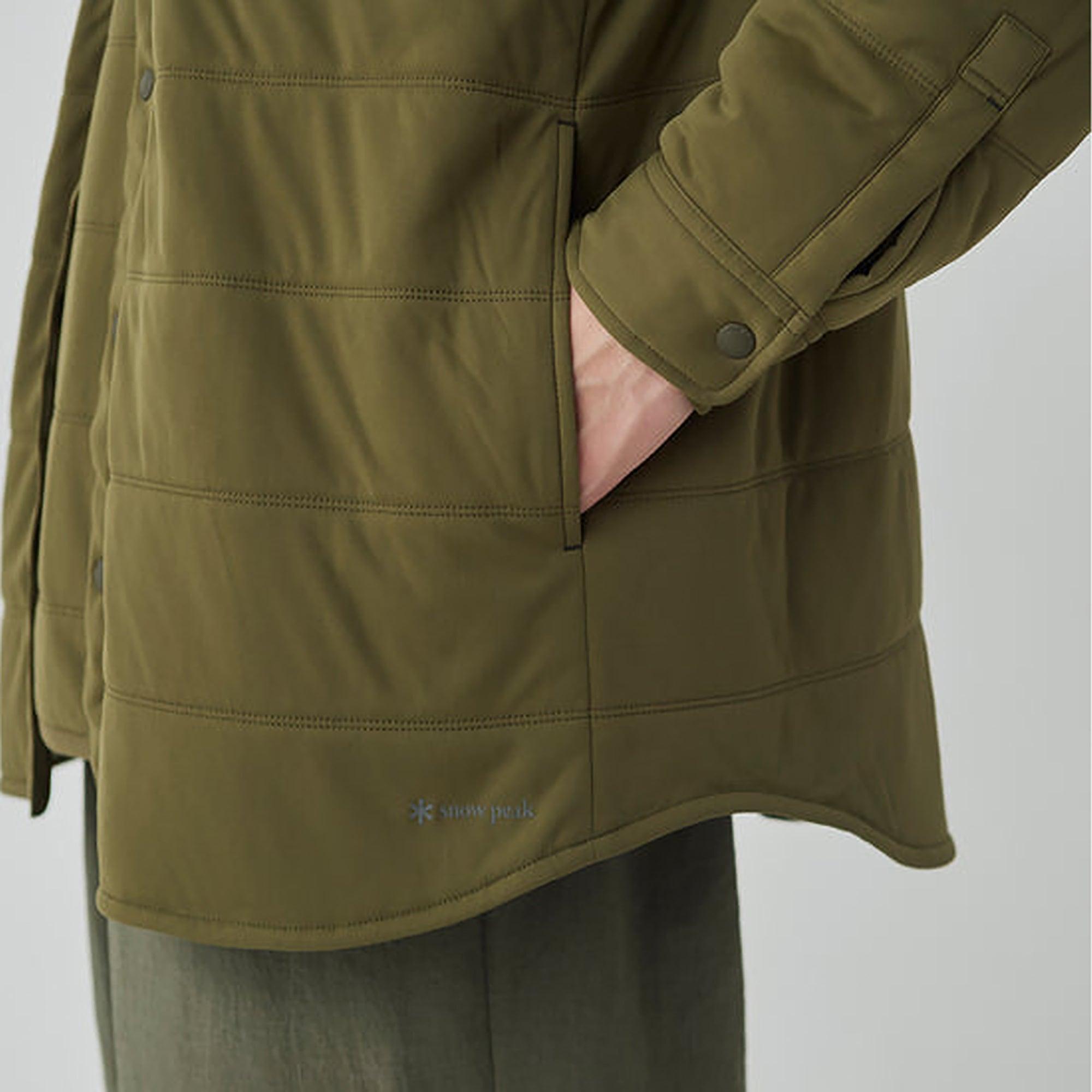Product image 8 of 8 of Snow Peak Flexible Insulated Shirt/Jacket - Olive