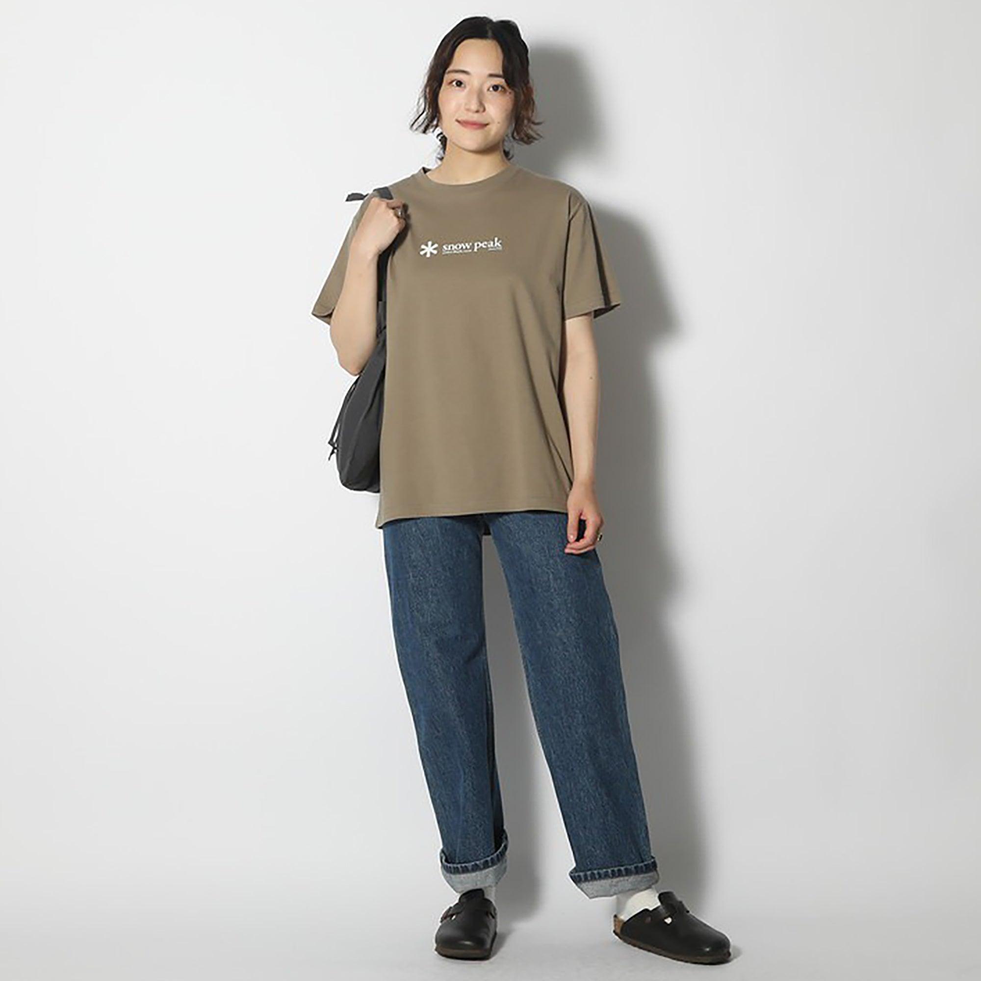 Product image 3 of 5 of Snow Peak Soft Cotton Logo Short Sleeve T-Shirt - Pro.