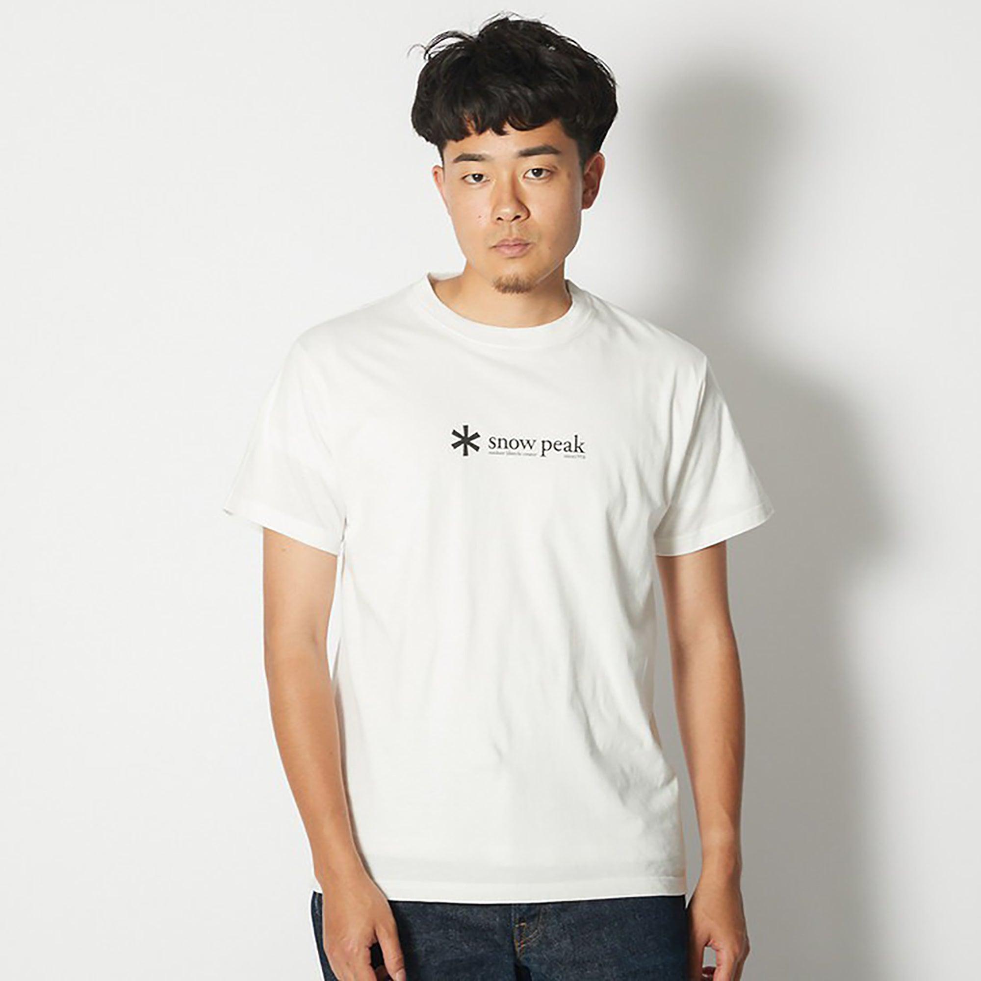 Product image 5 of 9 of Snow Peak Soft Cotton Logo Short Sleeve T-Shirt - White