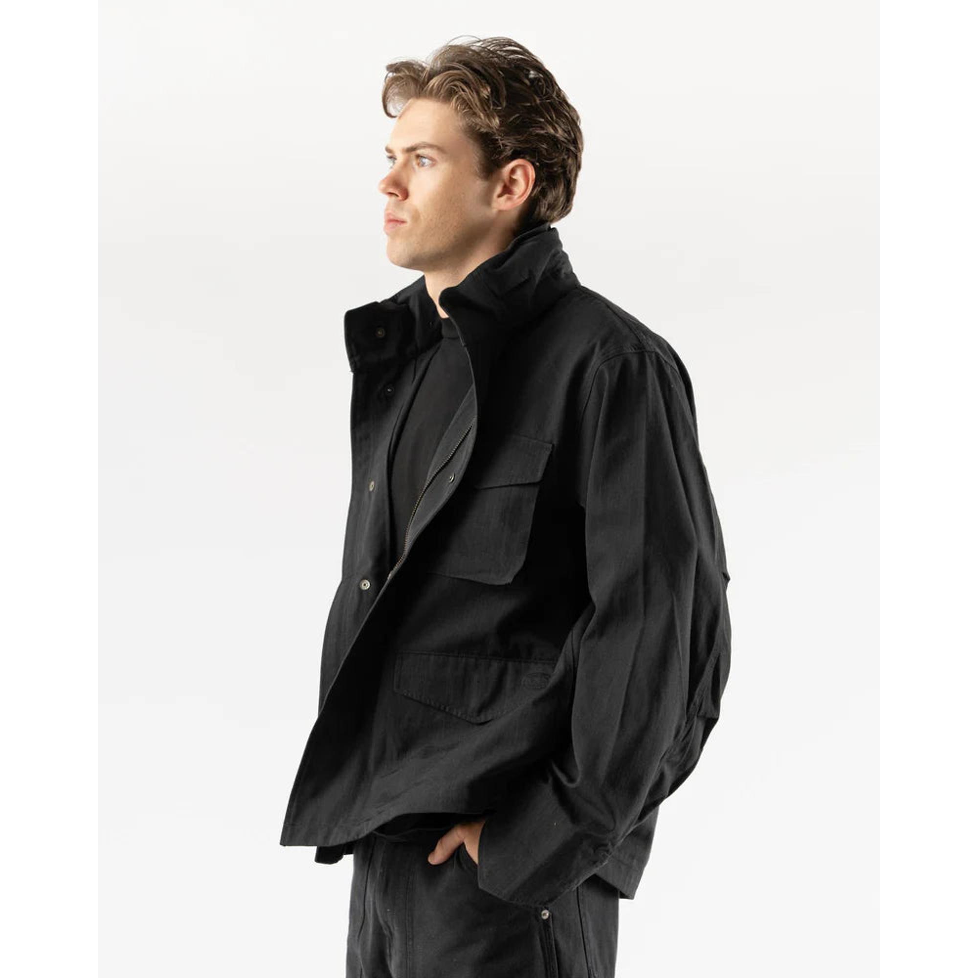 Snow Peak Takibi Ripstop Field Jacket - Black | British Attire