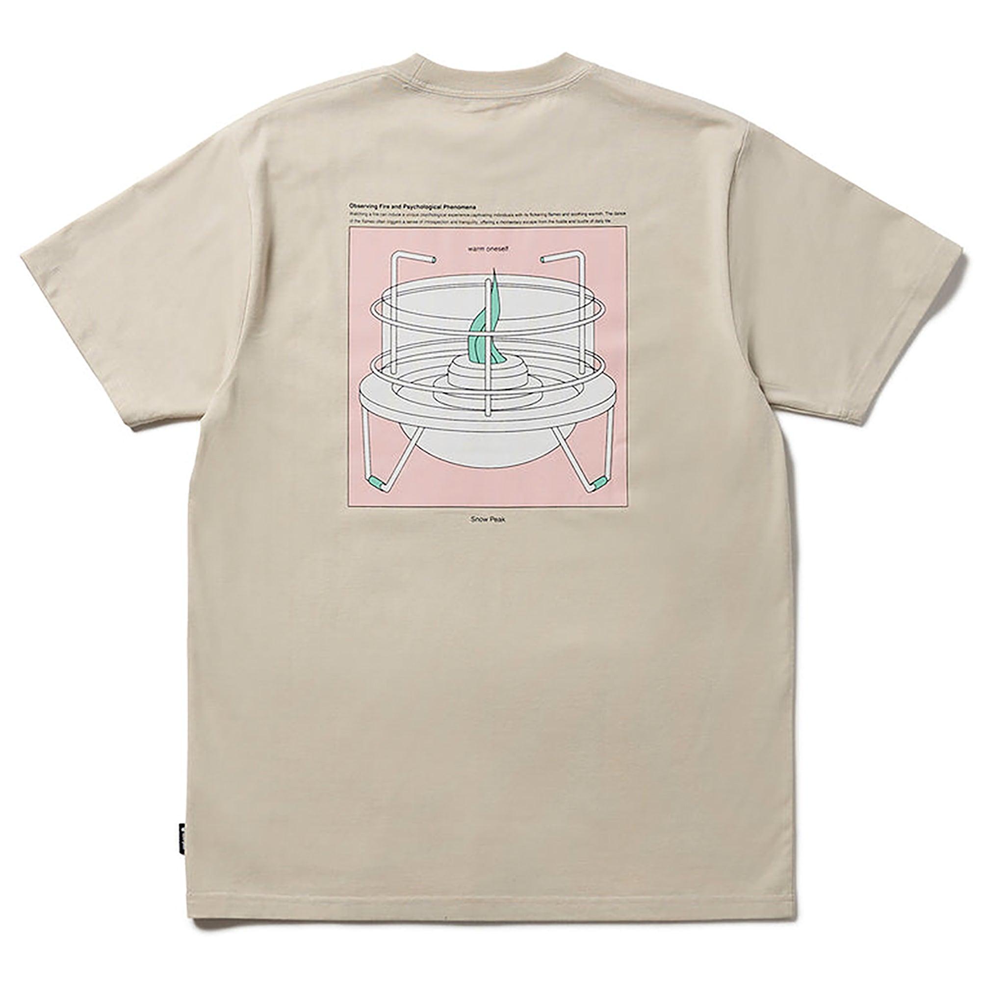 Product image 1 of 4 of Snow Peak Warm Oneself T-Shirt - Light Beige
