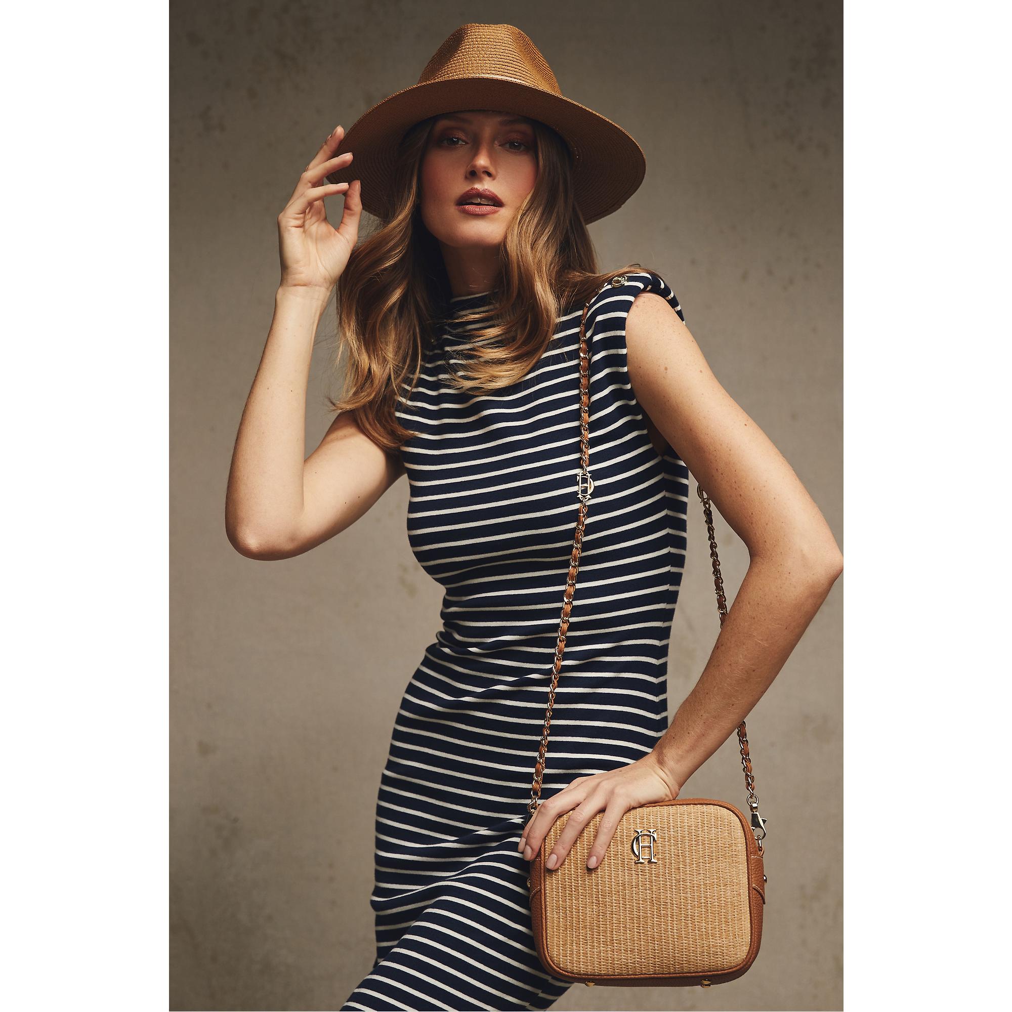 Product image 2 of 12 of Holland Cooper Women's Soho Camera Bag - Tan Raffia