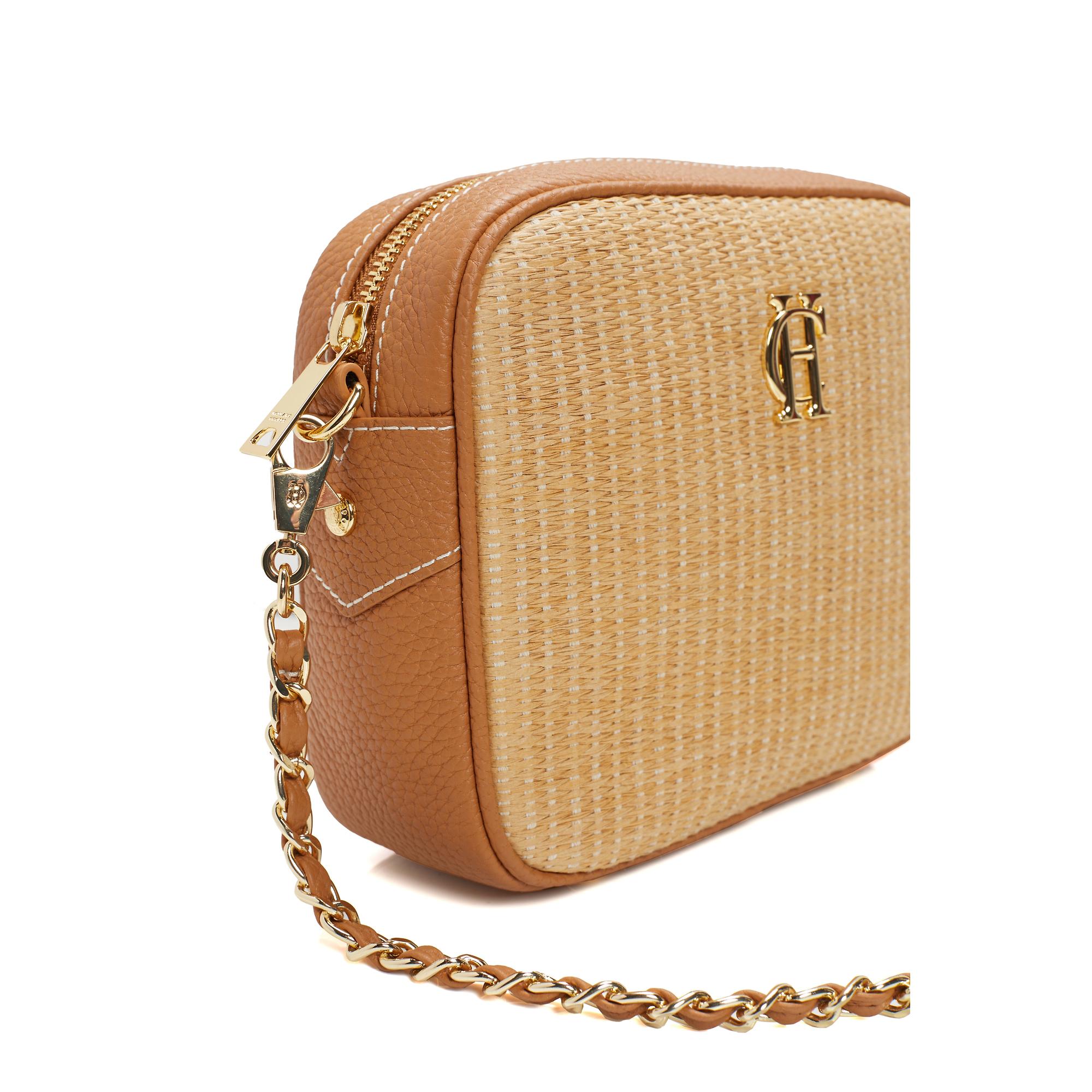 Product image 9 of 12 of Holland Cooper Women's Soho Camera Bag - Tan Raffia