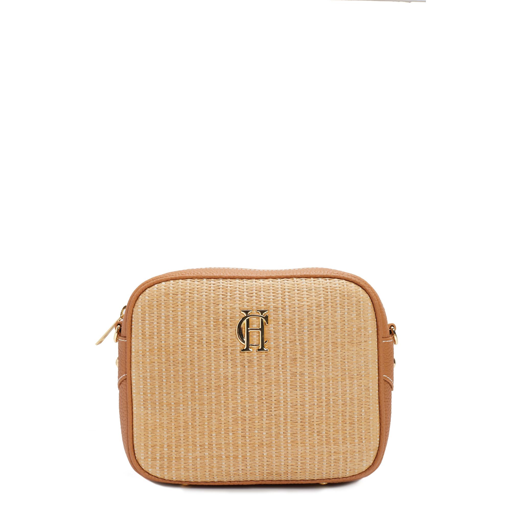 Product image 12 of 12 of Holland Cooper Women's Soho Camera Bag - Tan Raffia