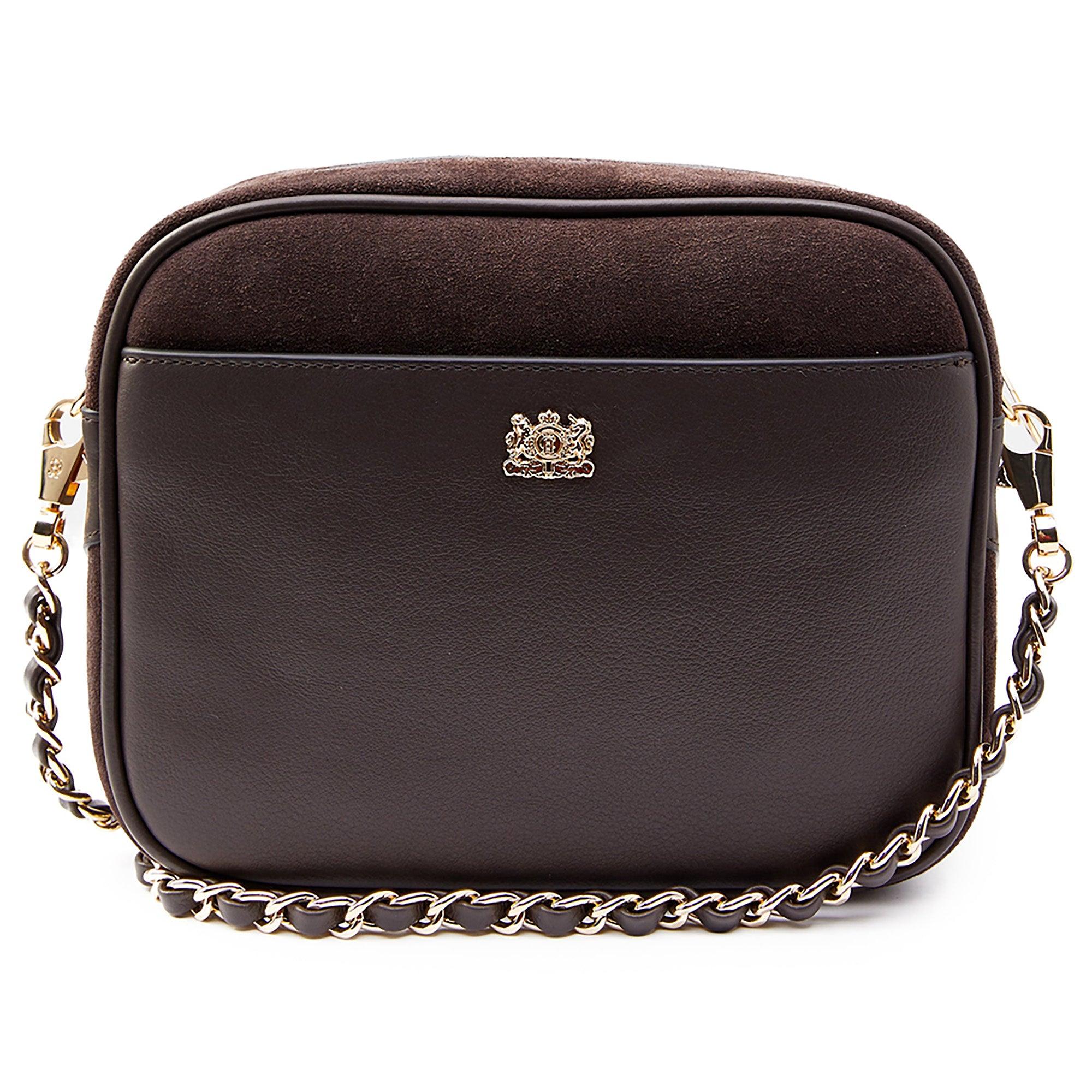 Product image 1 of 7 of Holland Cooper Women's Soho Camera Bag - Chocolate Suede
