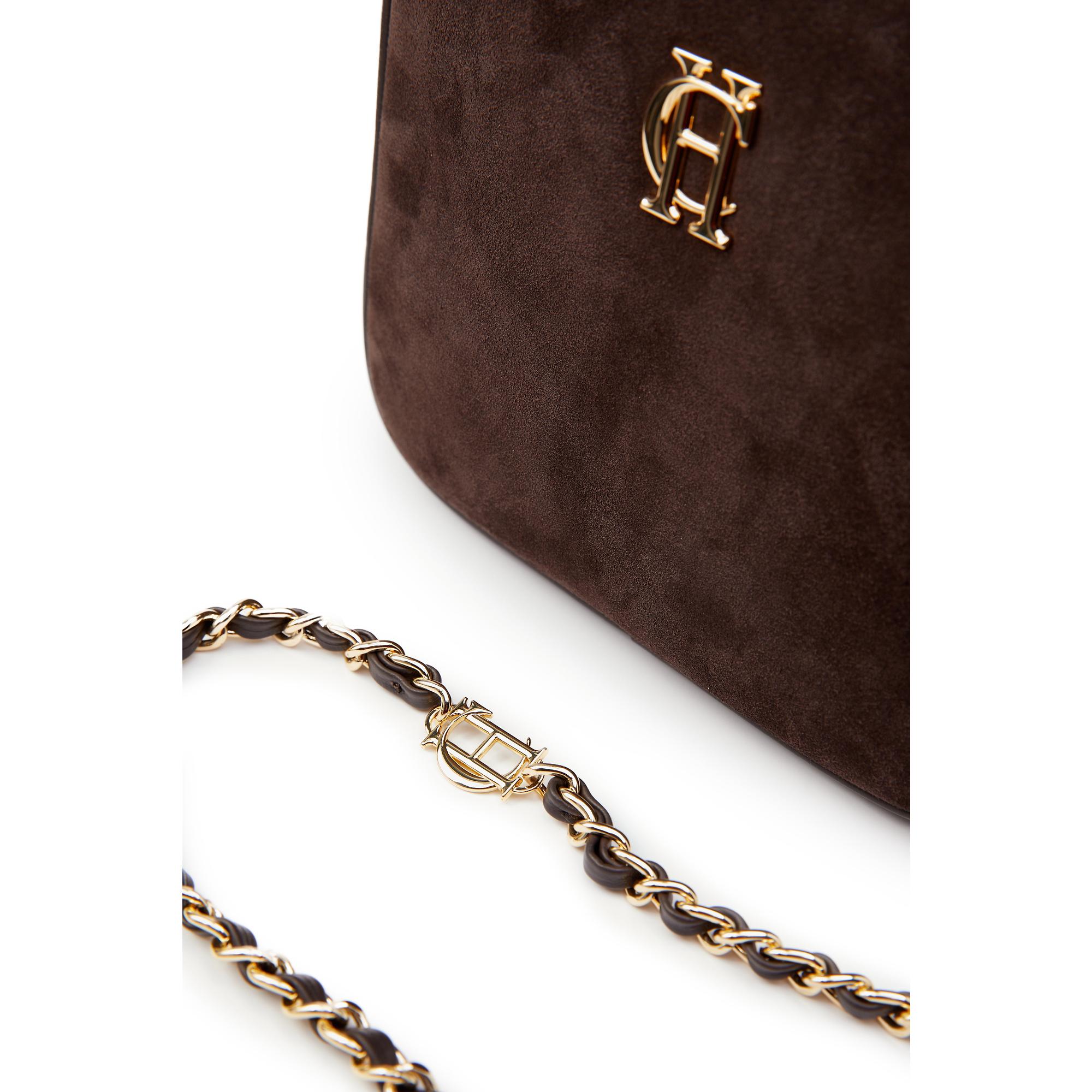 Product image 7 of 7 of Holland Cooper Women's Soho Camera Bag - Chocolate Suede