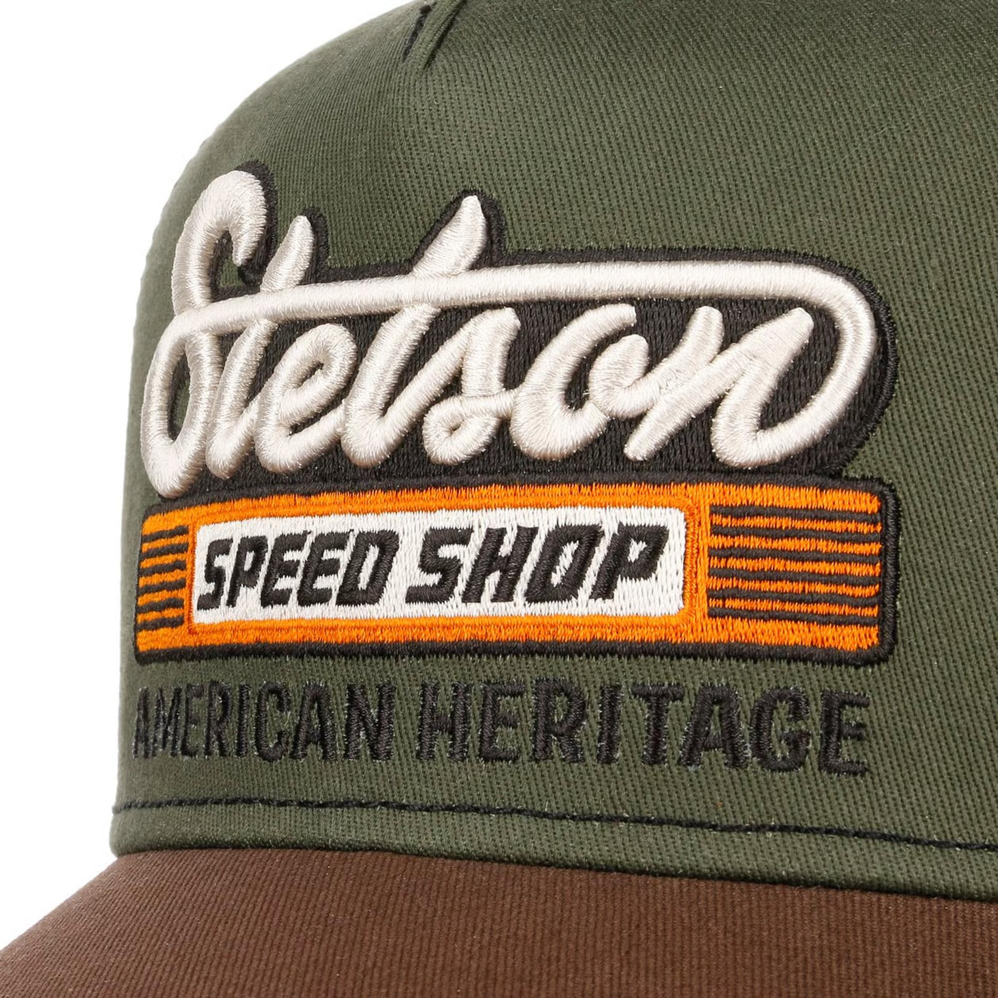 Product image 5 of 7 of Stetson Speed Shop Trucker Cap - Chestnut/Olive