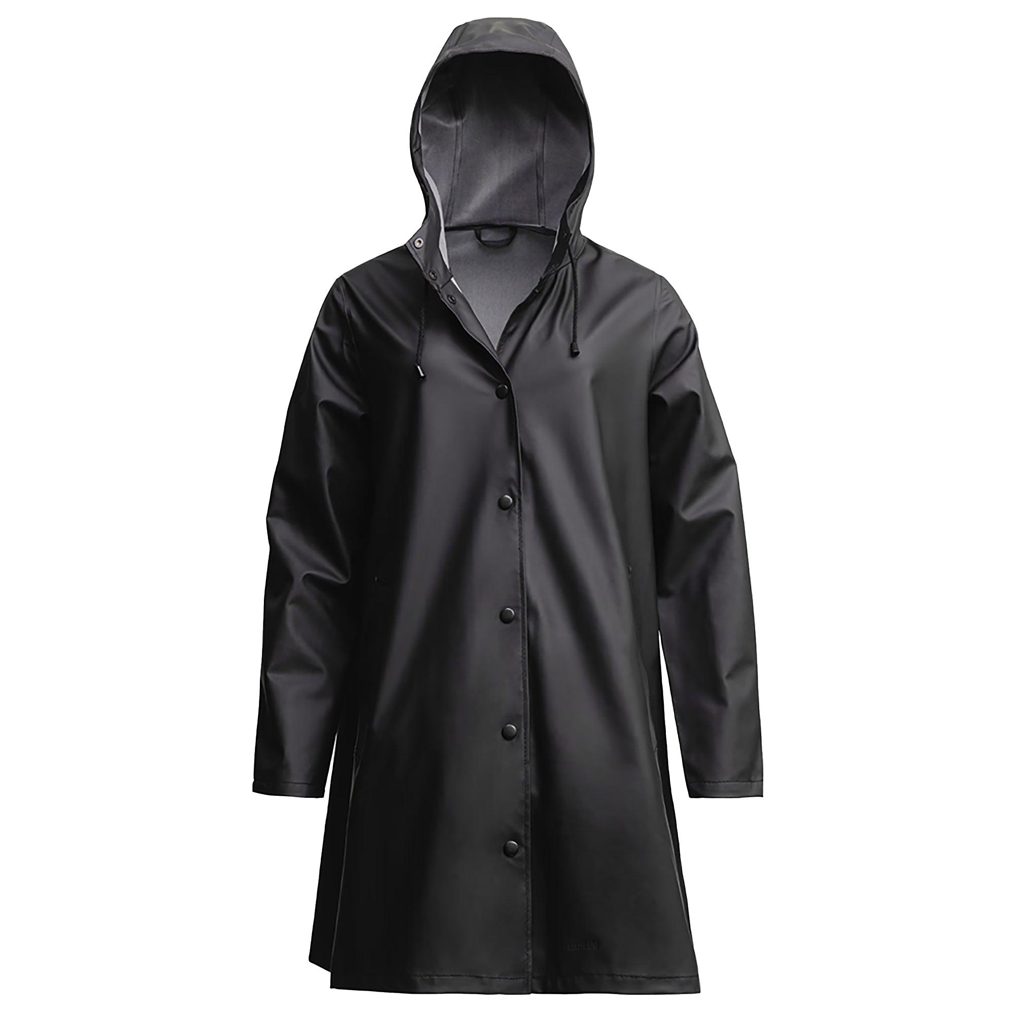 Product image 1 of 11 of Stutterheim Women's Mosebacke Lightweight Raincoat - Black