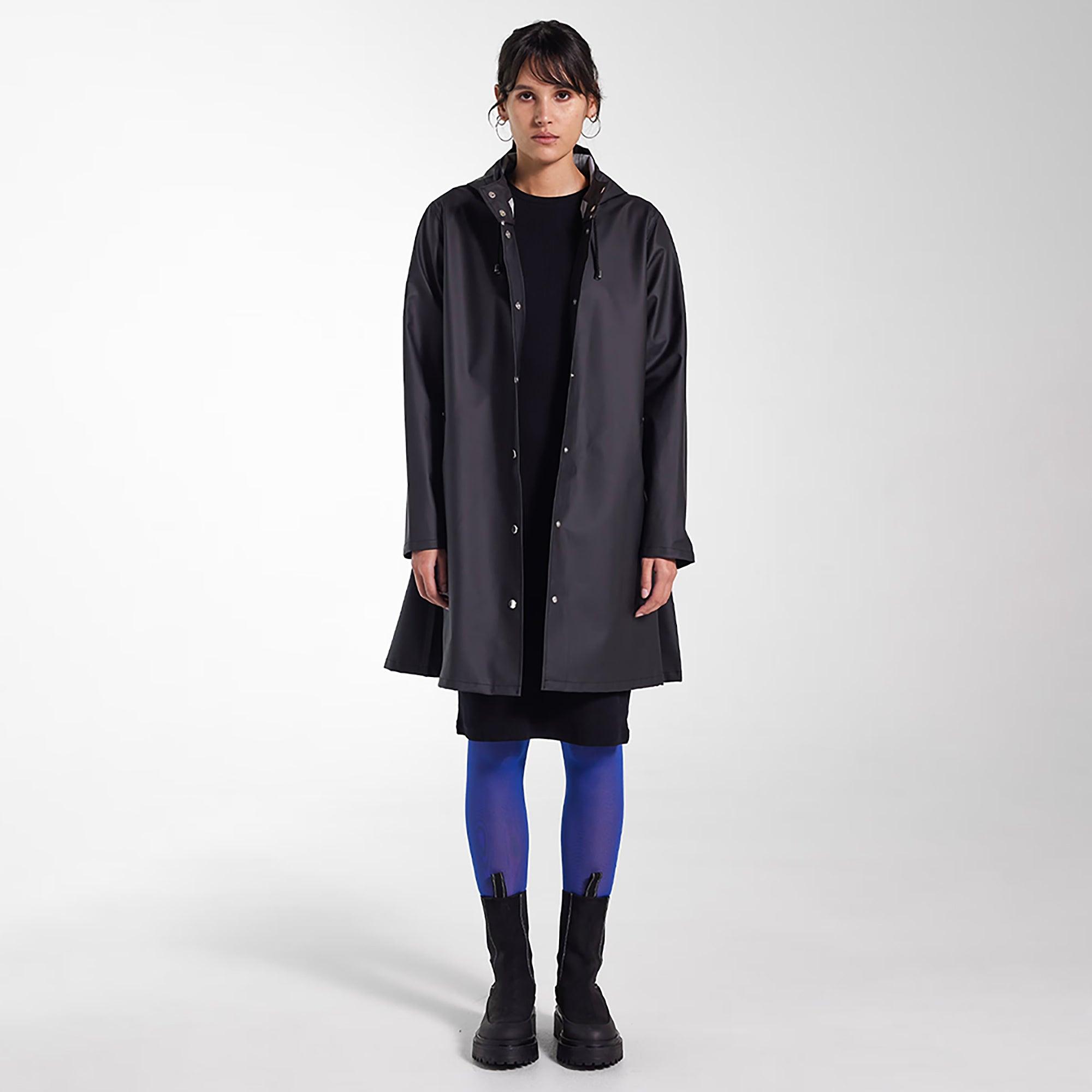 Product image 2 of 11 of Stutterheim Women's Mosebacke Lightweight Raincoat - Black
