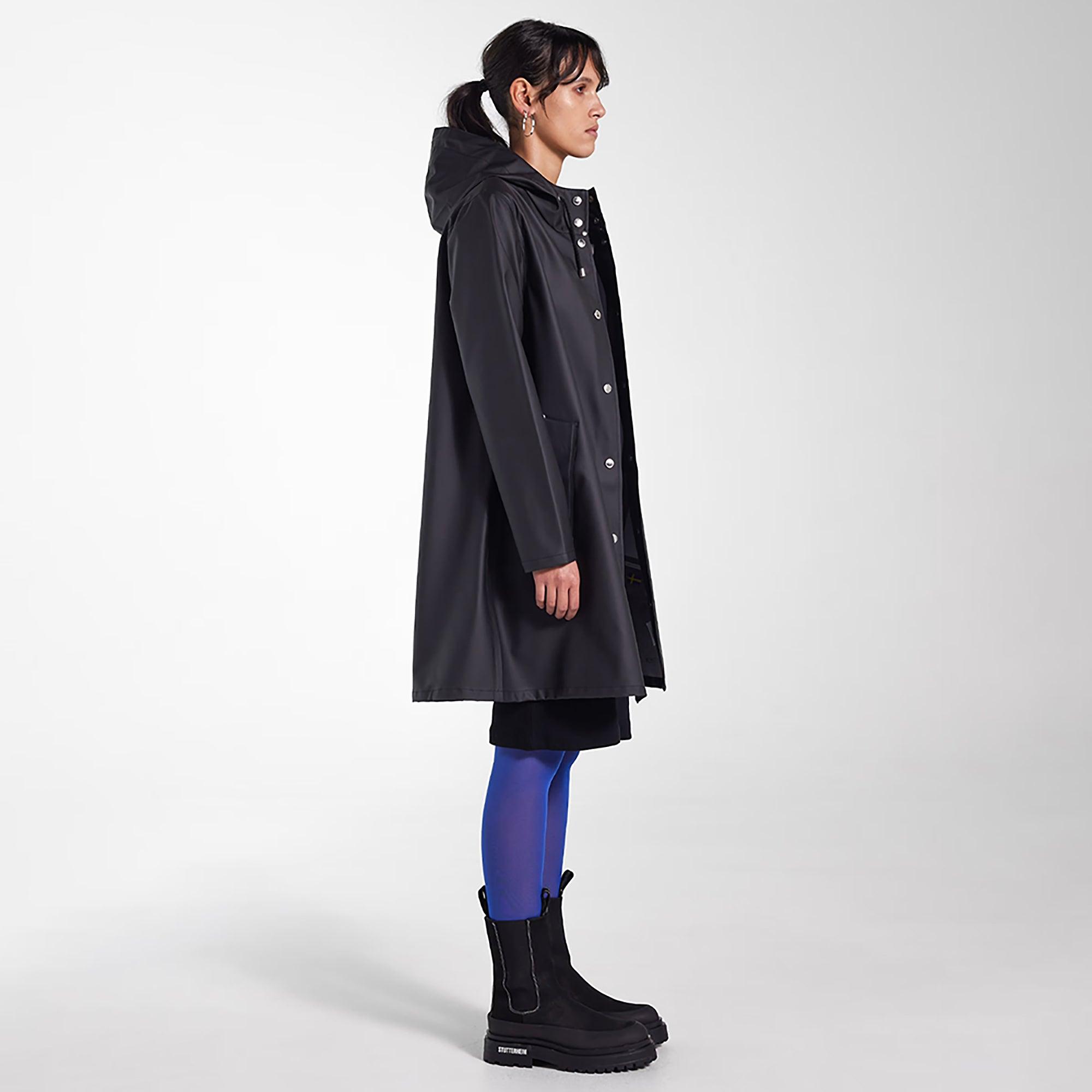 Product image 3 of 11 of Stutterheim Women's Mosebacke Lightweight Raincoat - Black