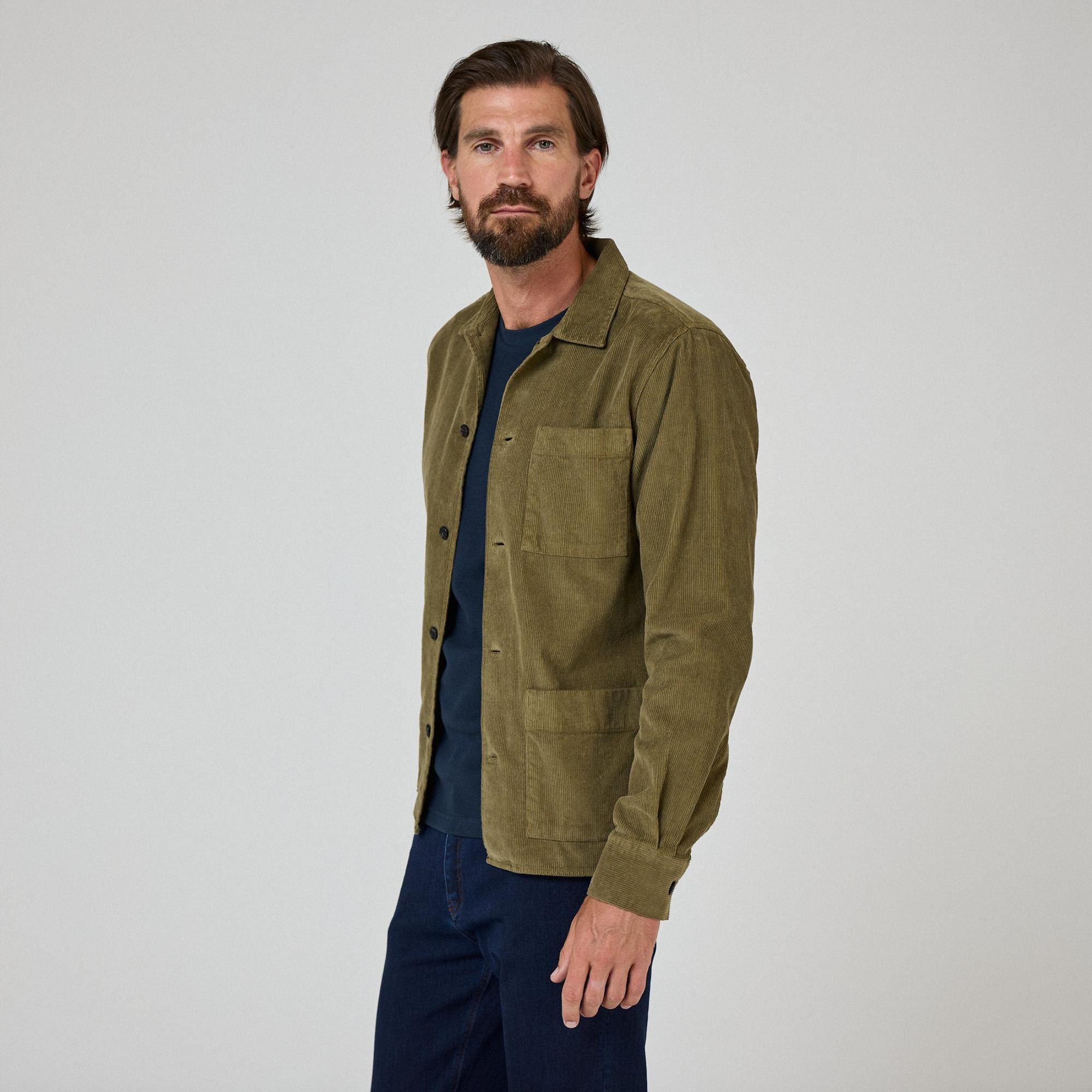 Product image 3 of 7 of Oliver Sweeney Men's Tramore Overshirt - Olive
