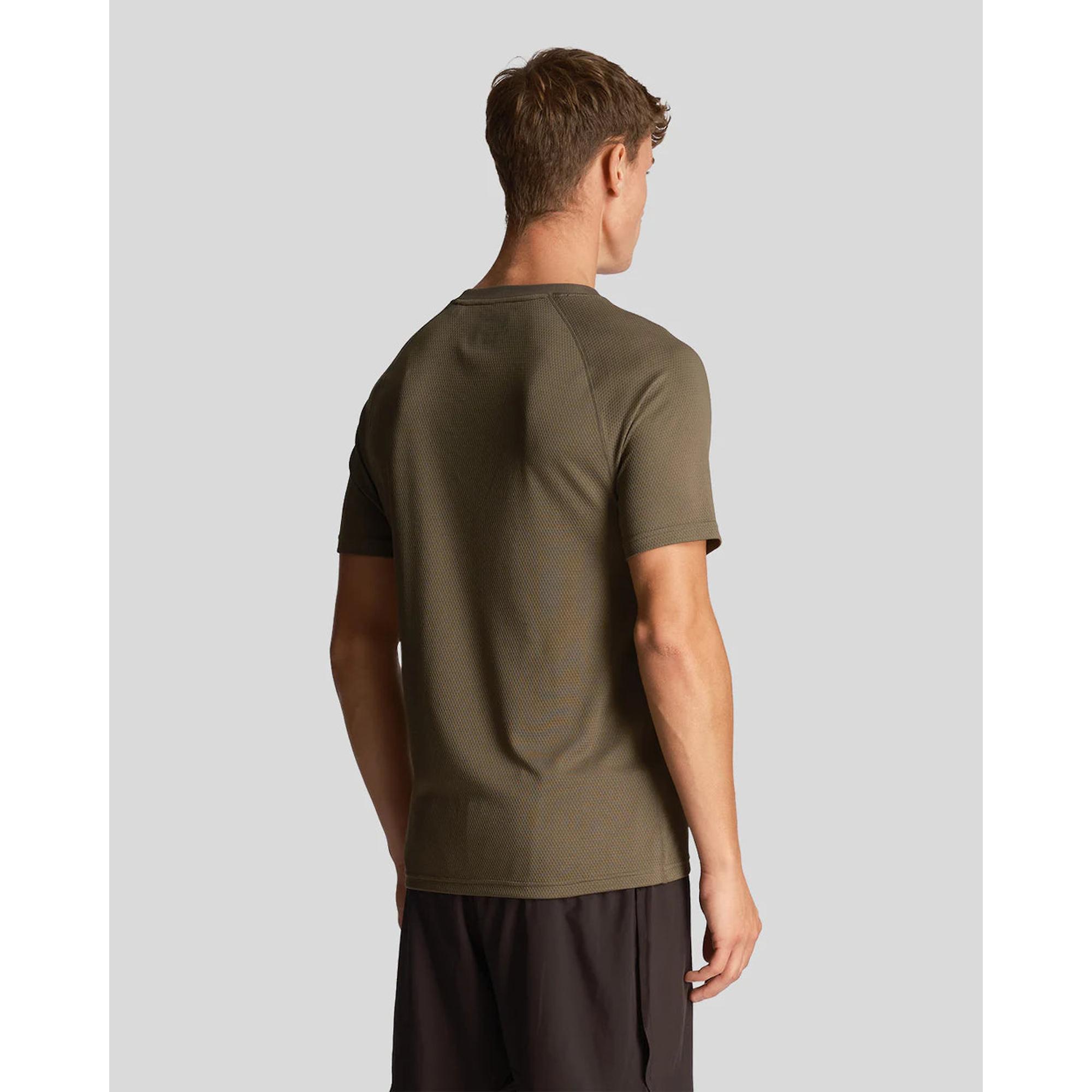 Product image 4 of 5 of Lyle & Scott Men's Core Raglan T-Shirt - Cactus Green